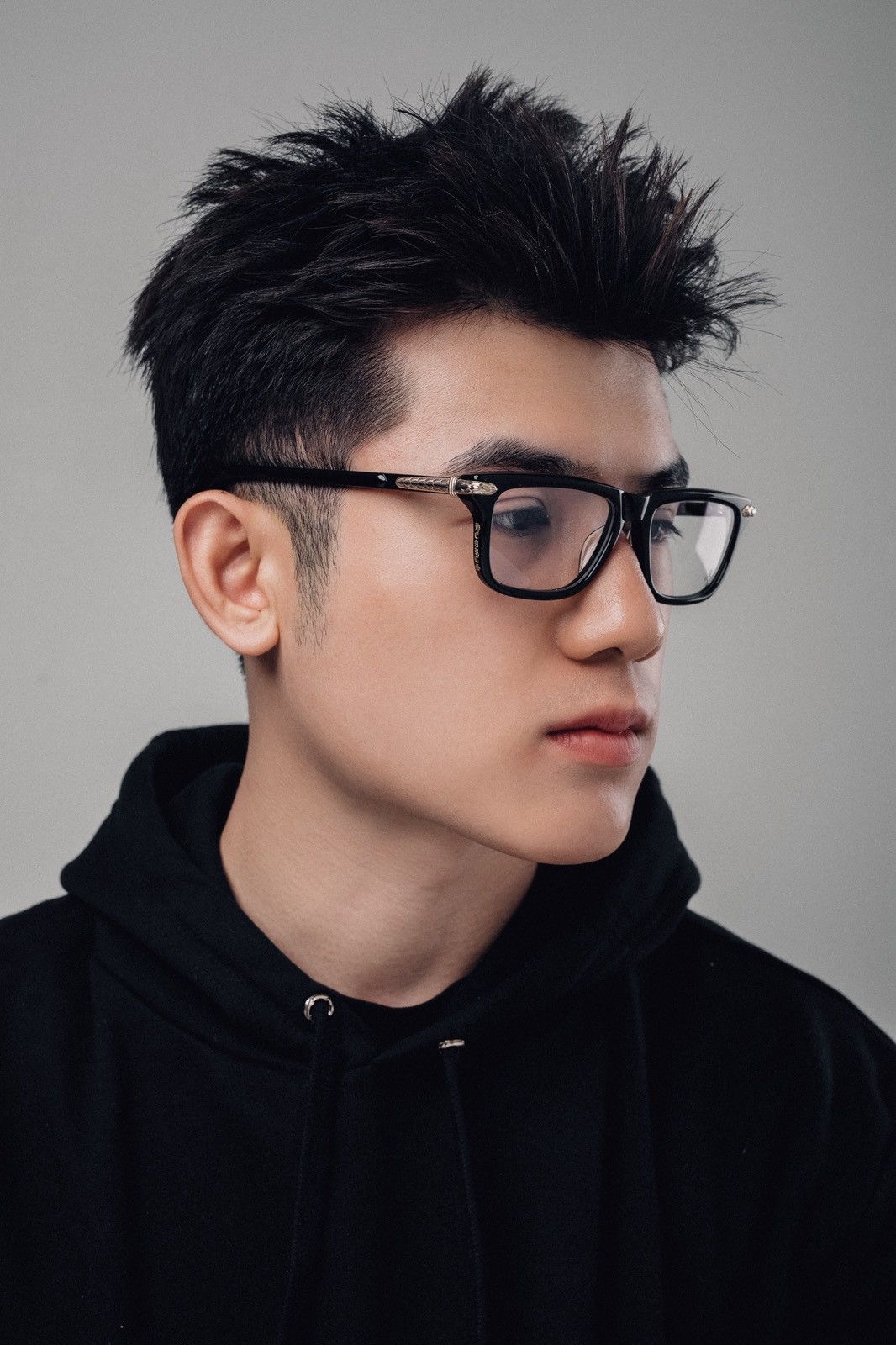 Chrome Hearts CHROME HEARTS LITTLE DINGER BLACK/ 18KGP GLASSES Size ONE SIZE - 11 Thumbnail