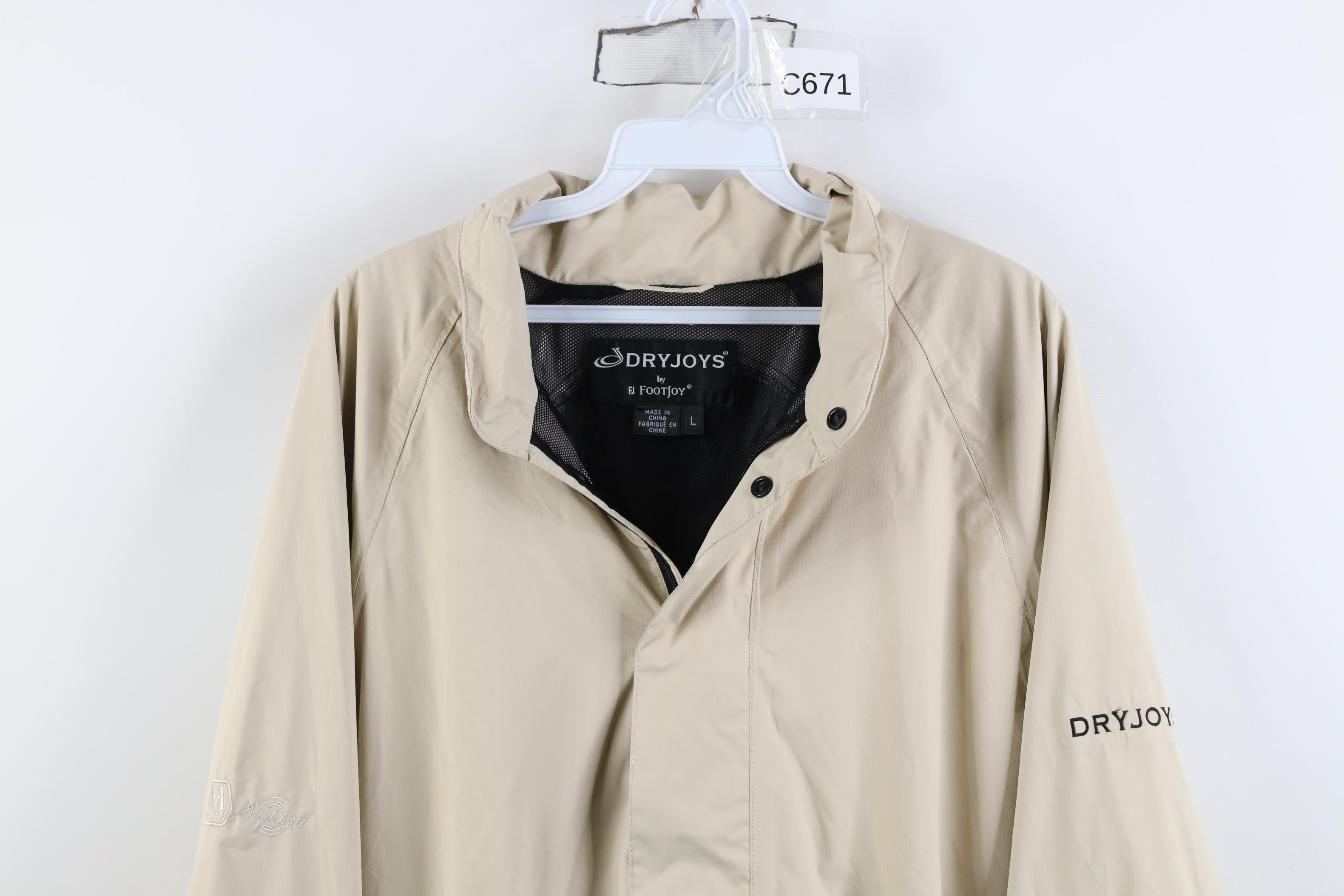 Footjoy FootJoy DryJoys Convertible Waterproof Golf Rain Jacket Tan Size US L / EU 52-54 / 3 - 2 Thumbnail