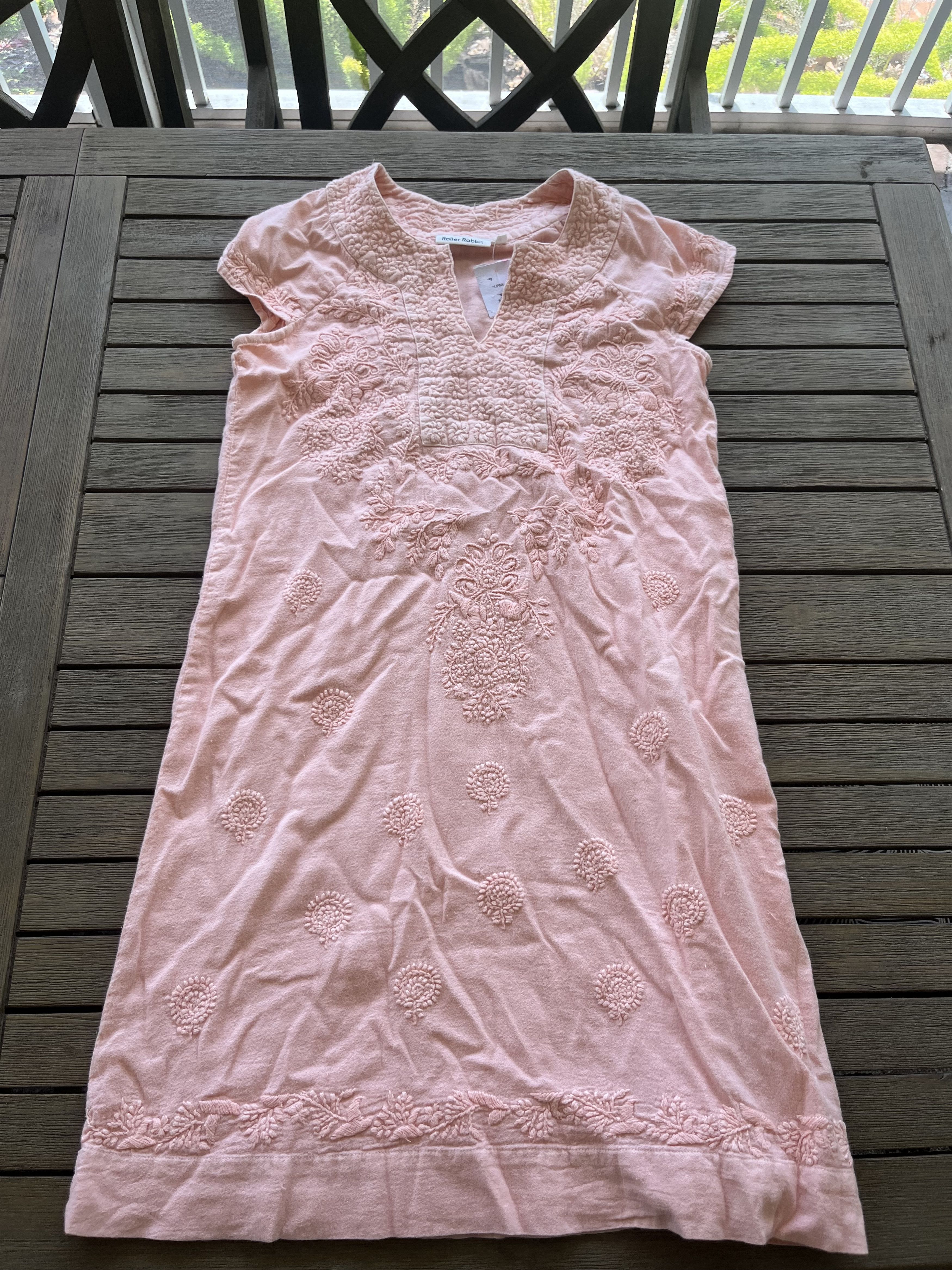 Vintage Roller Rabbit Pink Dress Size XS / US 0-2 / IT 36-38 - 1 Thumbnail