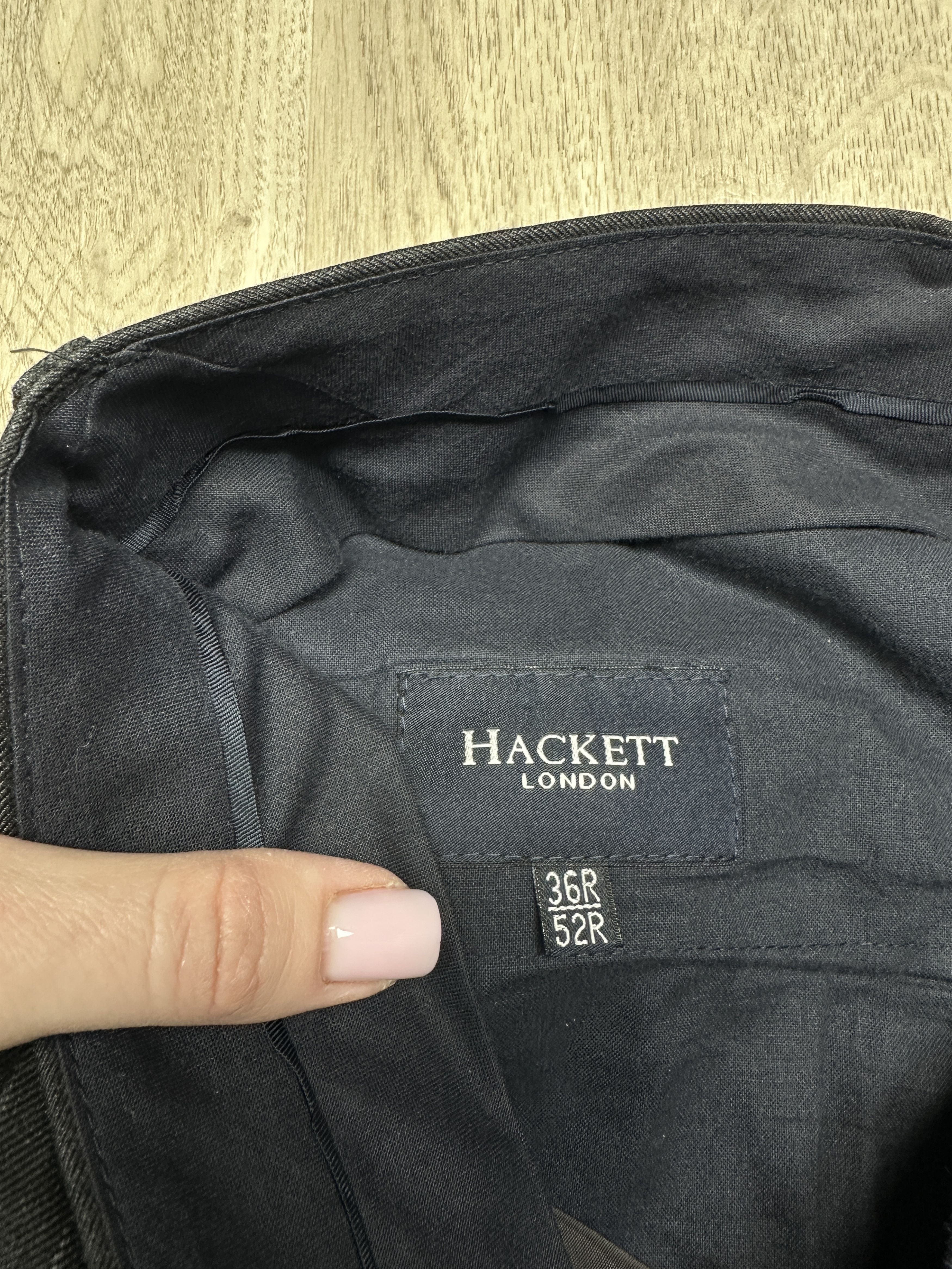 Hackett Hackett London Ing Loro Piana Mens Wool Suit Blazer + Pants Size 42R - 12 Thumbnail