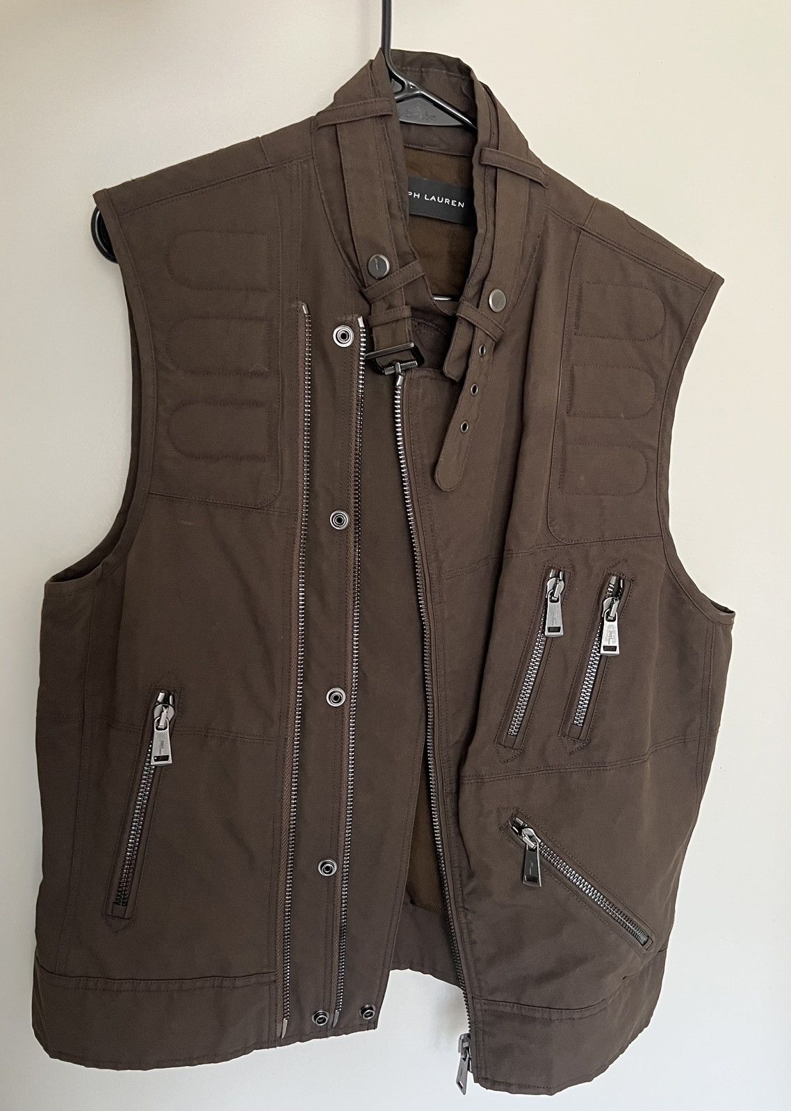 Ralph Lauren × Ralph Lauren Black Label × Vintage Ralph Lauren RACING LINED Weste BLACK LABEL Size US M / EU 48-50 / 2 - 2 Thumbnail