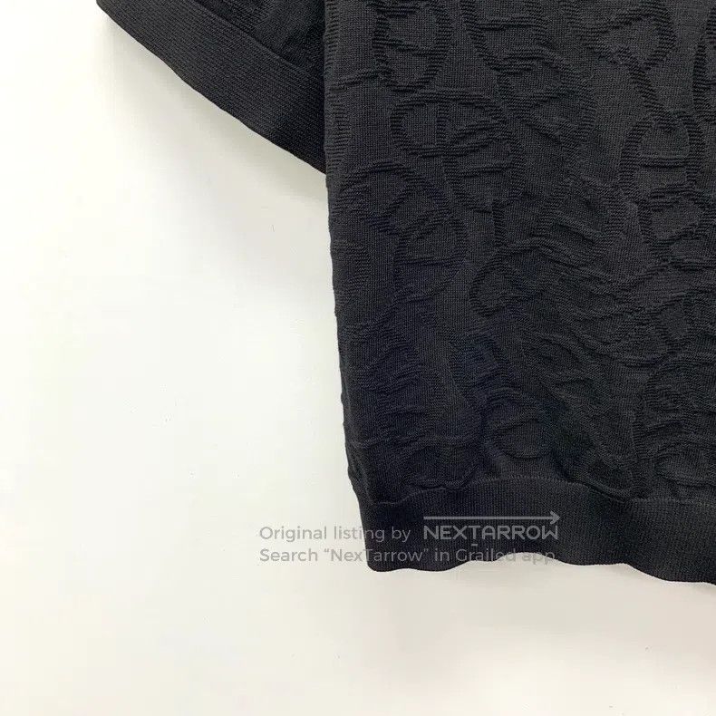 Hermes Hermes Black pig nose jacquard mulberry silk round-neck sh Size XS / US 0-2 / IT 36-38 - 4 Thumbnail