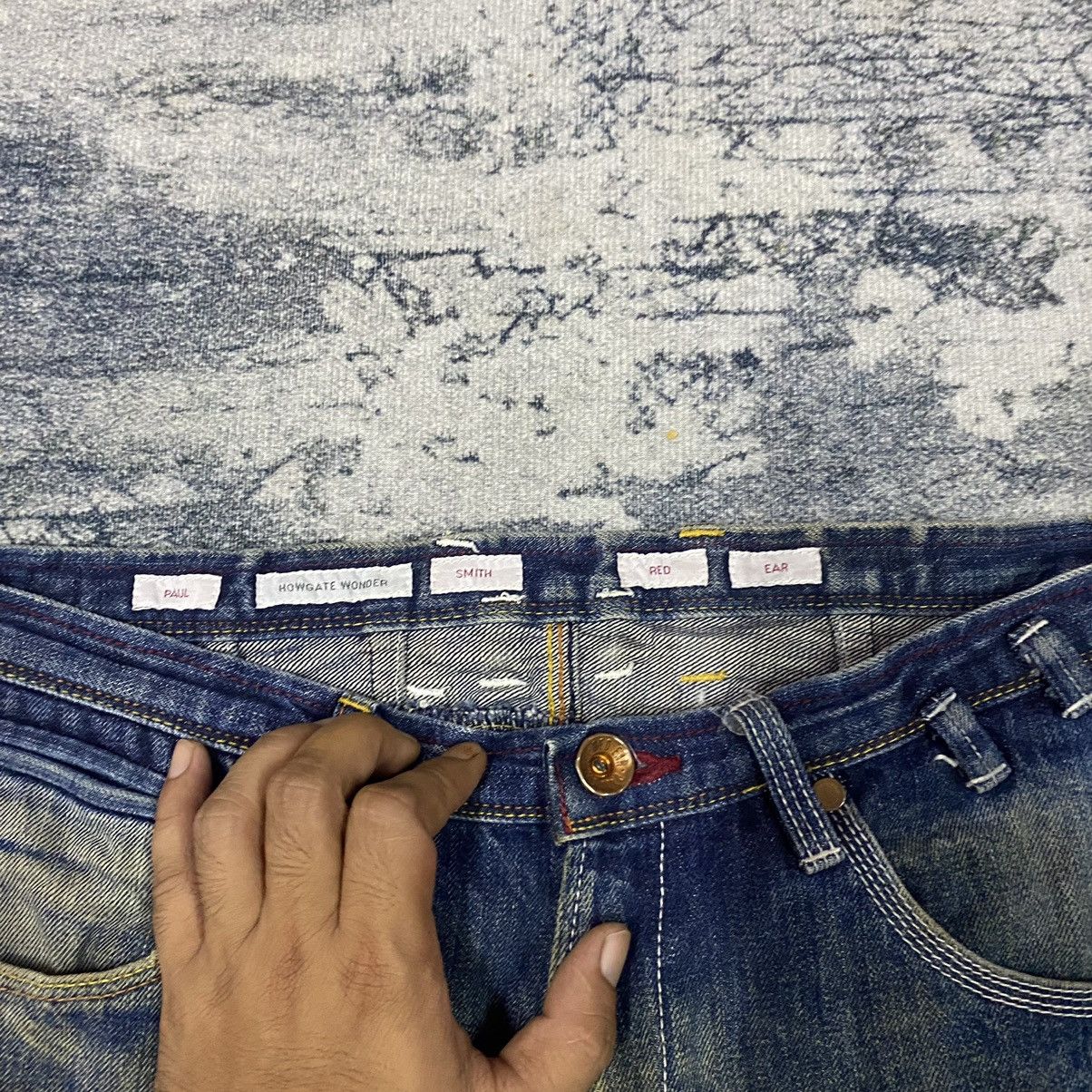 If Six Was Nine × Paul Smith Red Ear × Vintage Vintage Selvedge Paul Smith Rusty Faded Distress Denim Jeans Size US 33 - 10 Thumbnail