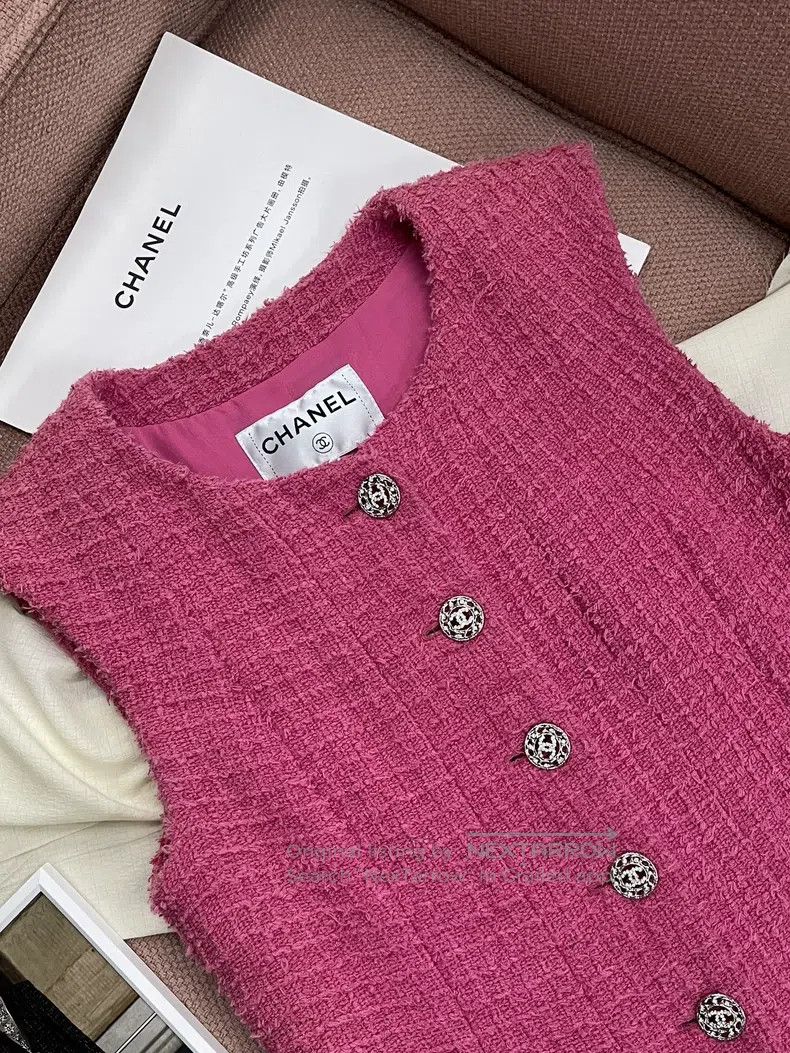 Chanel Chanel 22S popular rose pink vest jacket Size XS / US 0-2 / IT 36-38 - 2 Thumbnail