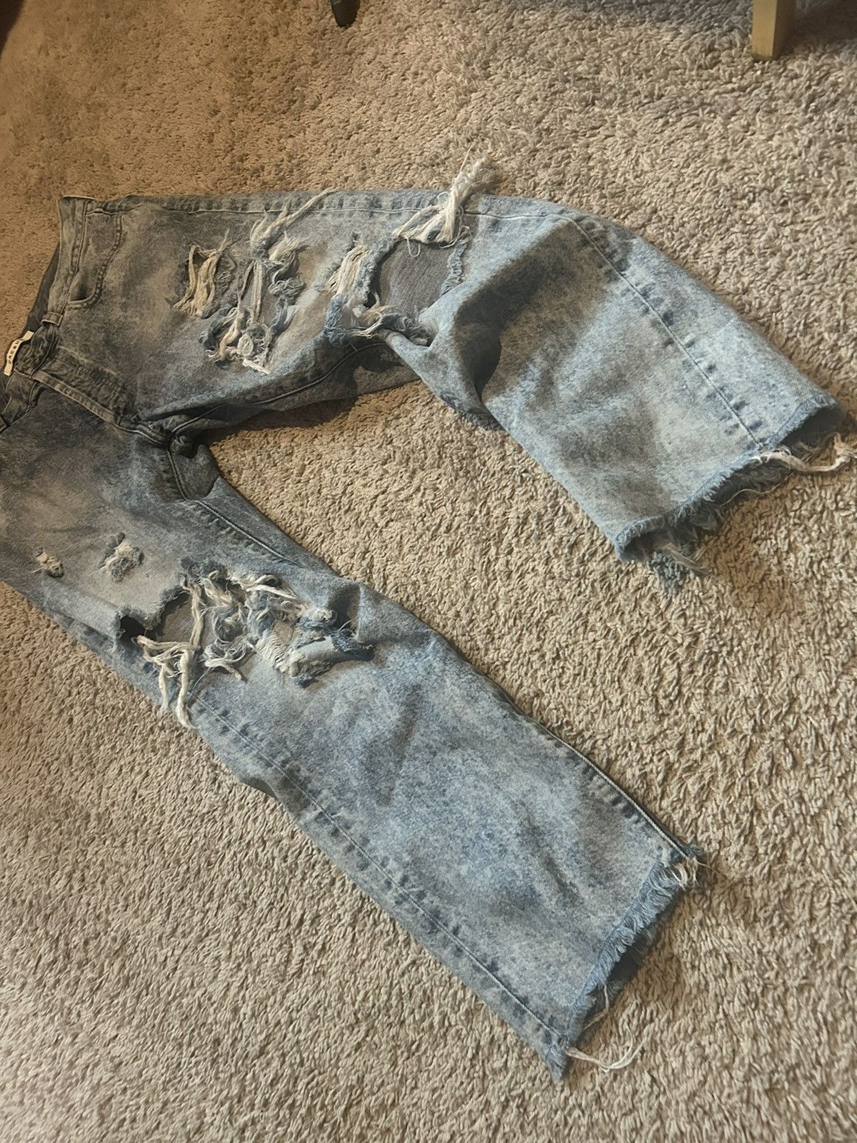 Vintage Vintage baggy blue jeans Size US 34 / EU 50 - 3 Thumbnail