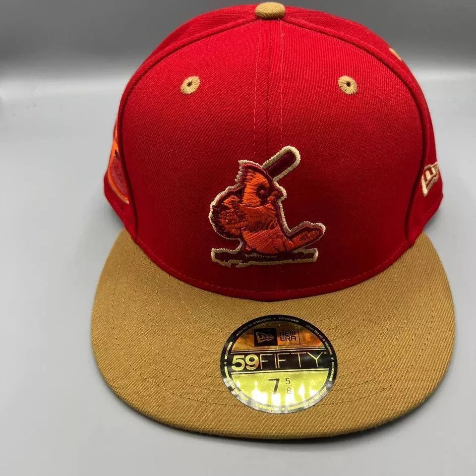 New Era St. Louis Cardinals Hat Men 7 5/8 59Fifty New Era Fitted Cap Size ONE SIZE - 2 Thumbnail