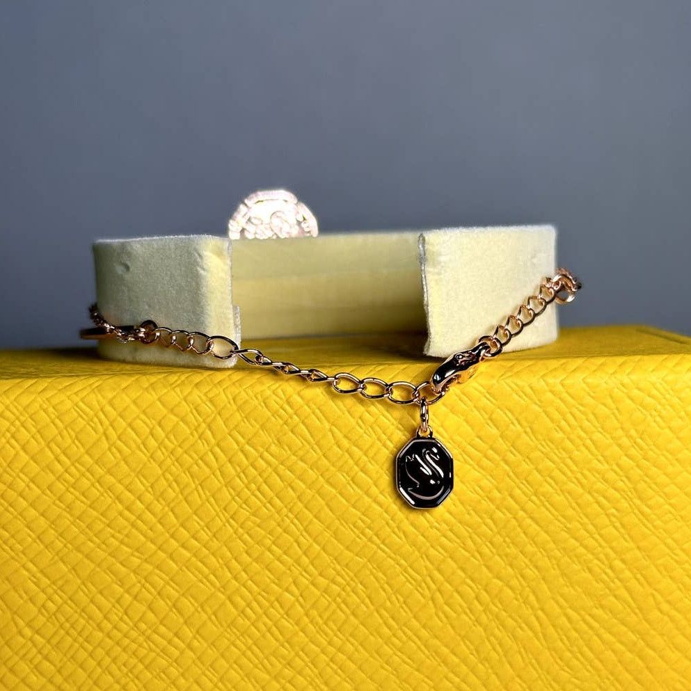 Swarovski Swarovski Signum bangle Swan, White, Rose gold-tone plated Size ONE SIZE - 4 Thumbnail