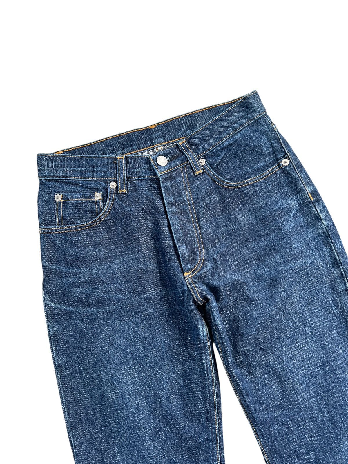 Helmut Lang 1998 Helmut Lang Italian Cut Raw Denim Size US 27 - 4 Thumbnail