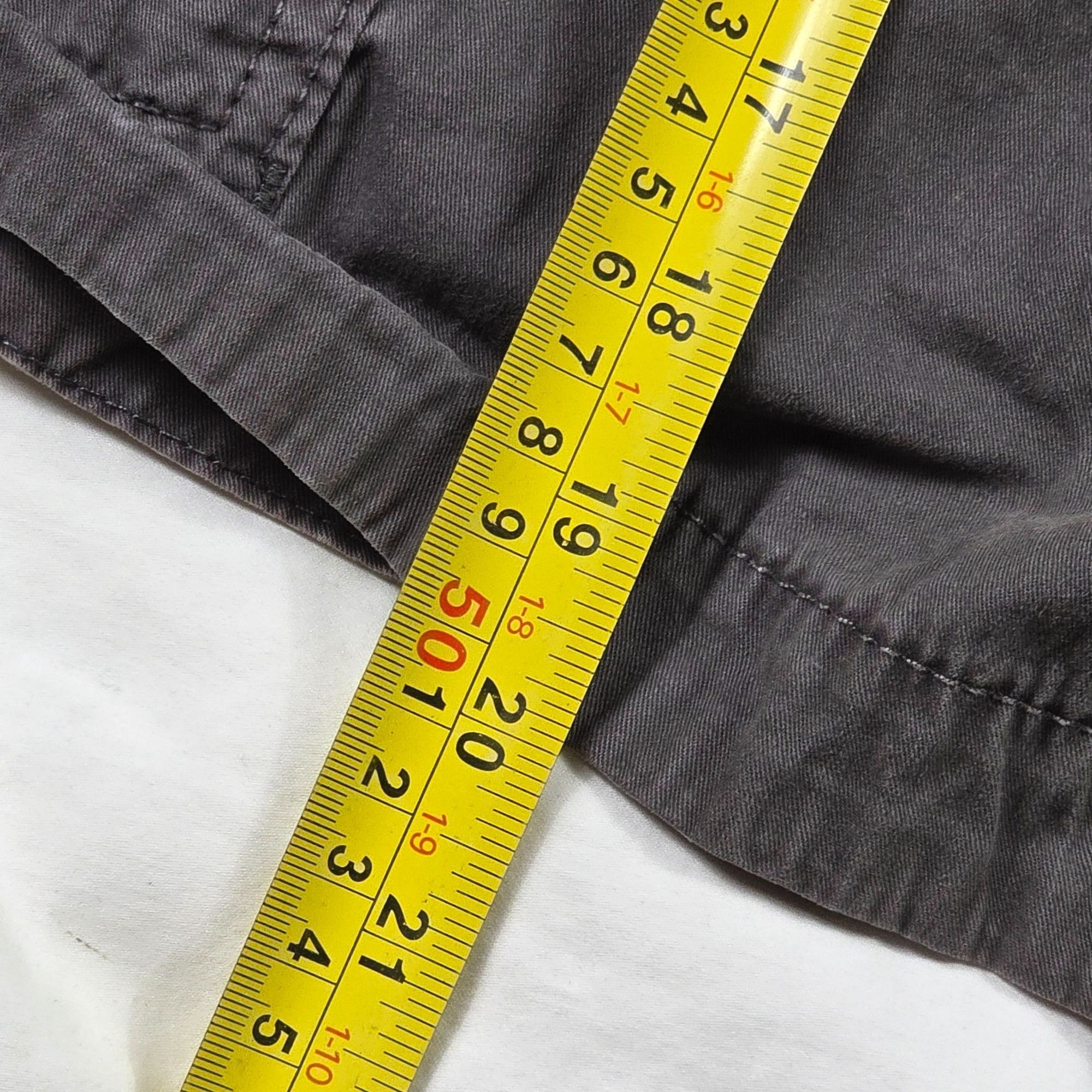 Napapijri Geographic Mens Cargo Shorts Size 40 Gray Lightwei