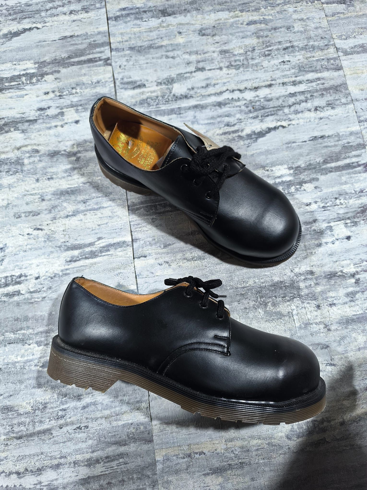 Dr. Martens VINTAGE MADE IN ENGLAND DR MARTENS STEEL CAP TOE SAFTEY Size US 7 / EU 40 - 1 Thumbnail