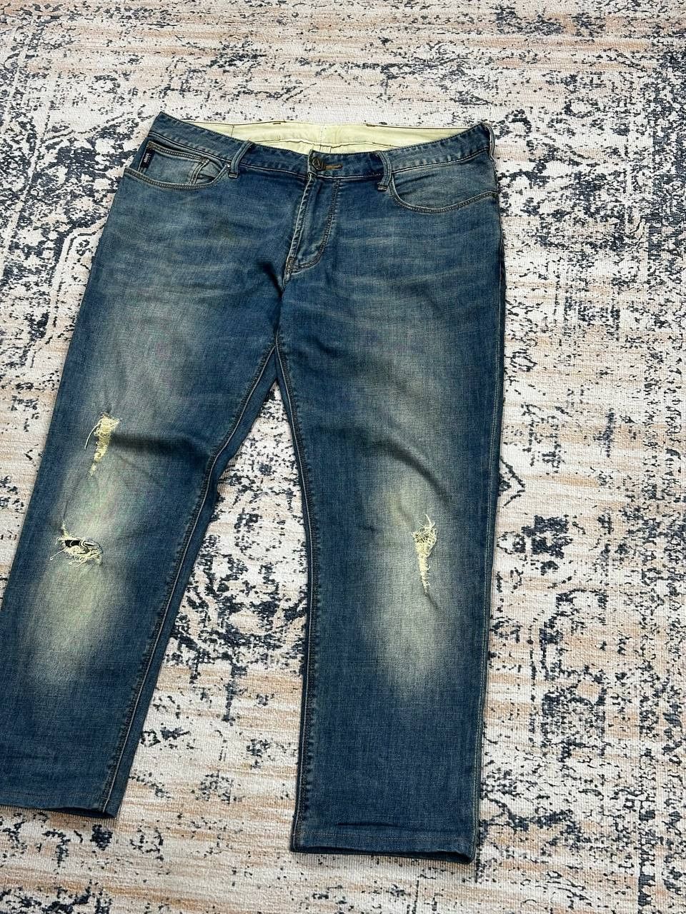 Giorgio Armani Vintage Armani Jeans Distressed Denim Pants Size US 34 / EU 50 - 3 Thumbnail
