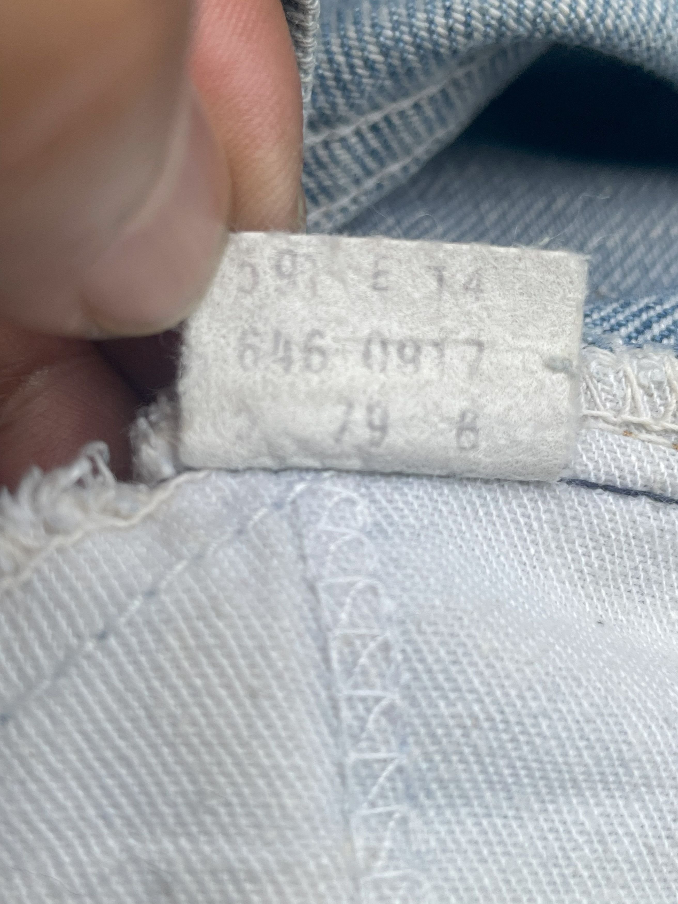 Levi's Vintage 1979 Levis 646 Orange Tag Jeans Size US 32 / EU 48 - 13 Thumbnail