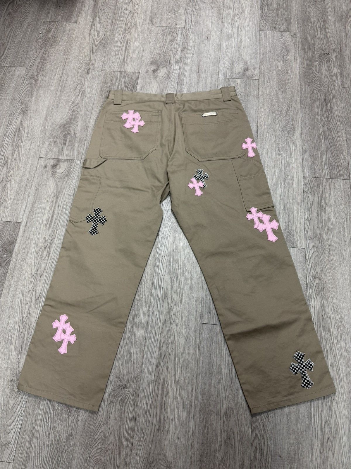 Chrome Hearts Chrome Hearts Pink Patch Khaki Carpenter 36 Size US 36 / EU 52 - 2 Thumbnail