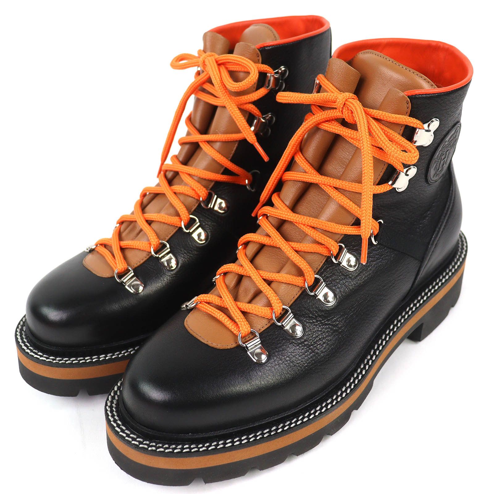 Hermes Hermes Hermes Hike H Trekking Leather Boots Leather Shoes DUTY FREE for USA Size ONE SIZE - 1 Thumbnail