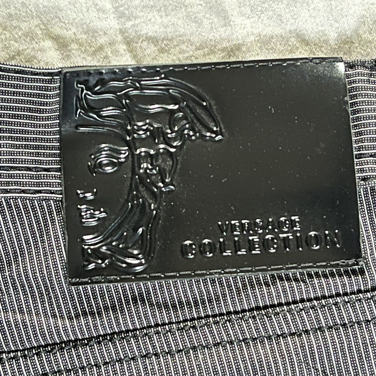 Versace Versace Black Casual Stripped Pants Size US 36 / EU 52 - 8 Thumbnail