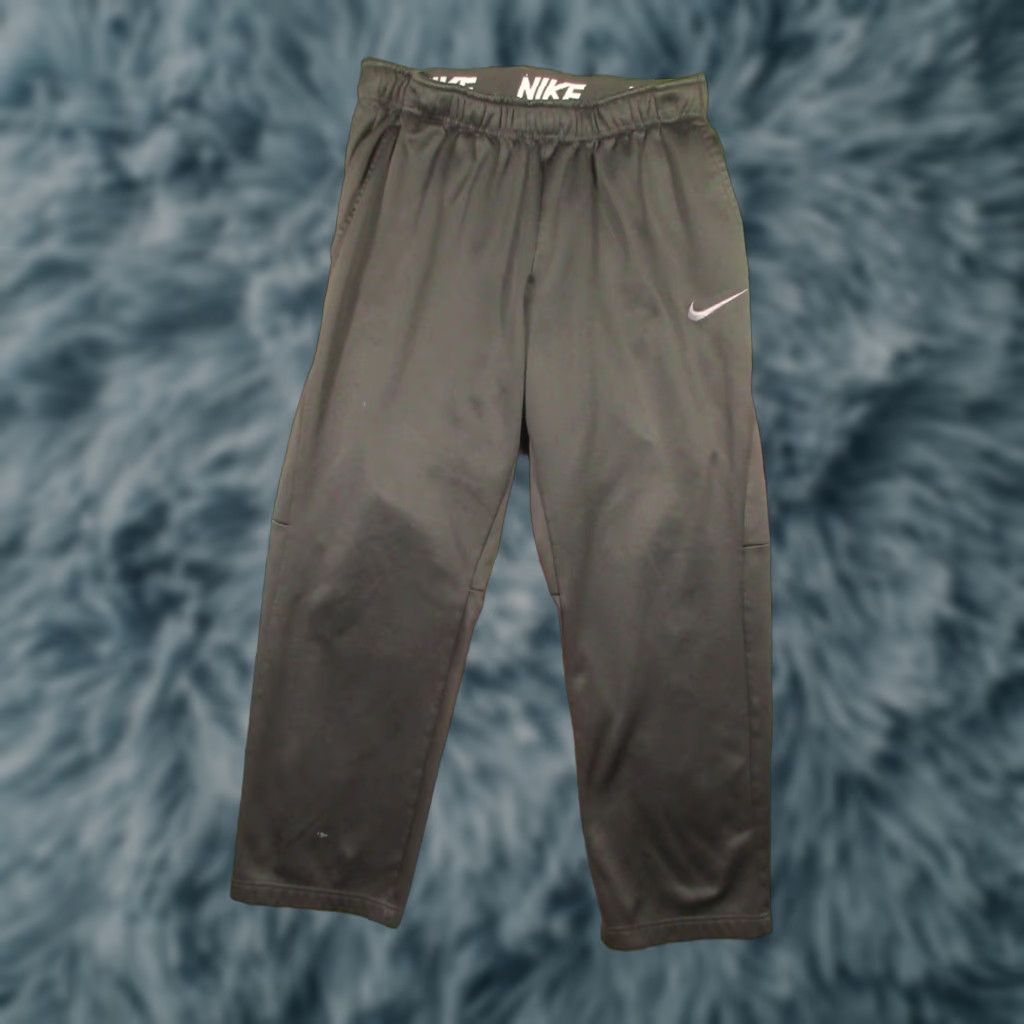Nike Nike Dri-Fit Jogger Pants Mens Large Black Fleece Embroidered Swoosh Size US 33 - 1 Thumbnail