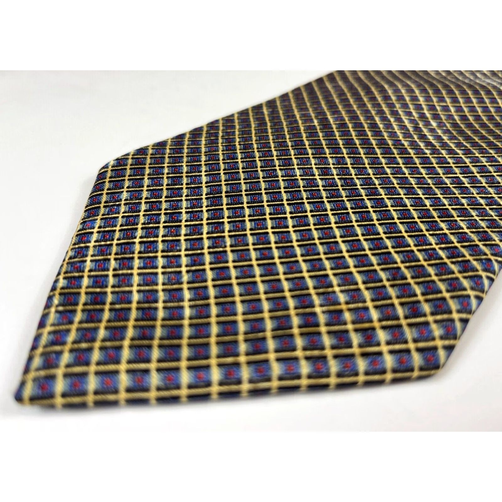 Stefano Ricci Stefano Ricci Men’s Silk Tie Check Floral Holographic Made in Italy Size ONE SIZE - 5 Thumbnail