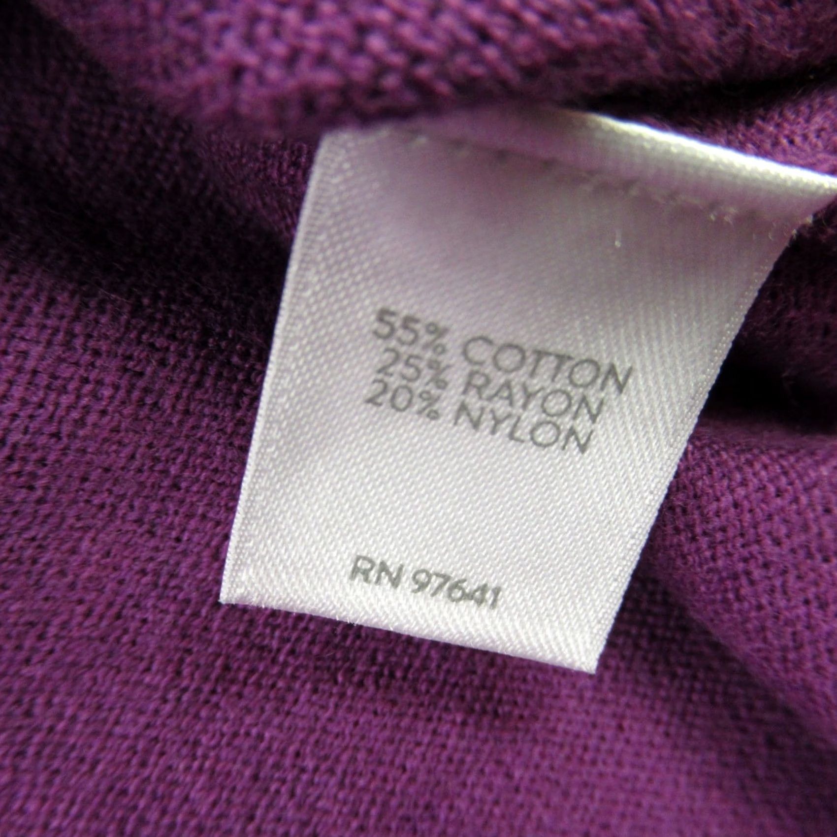 J. Jill J Jill Shirt Womens 1X Long Sleeve Crew Neck Lightweight Outdoors Purple Shirt Size XL / US 12-14 / IT 48-50 - 4 Thumbnail