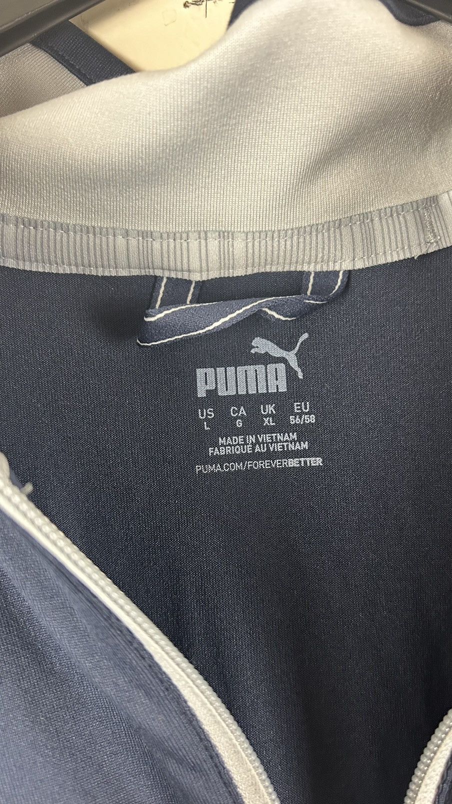 Puma Full-Zip Puma sport Fleece Large Navy Men Size US L / EU 52-54 / 3 - 2 Thumbnail