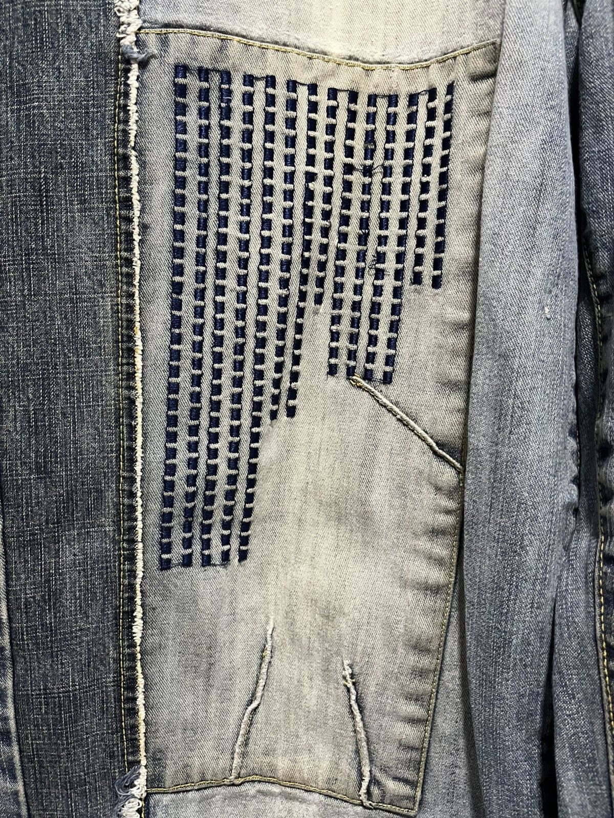 Vintage × Von Dutch Von Dutch Jeans Patchwork Bootleg 90s Baggy Size US 36 / EU 52 - 4 Thumbnail