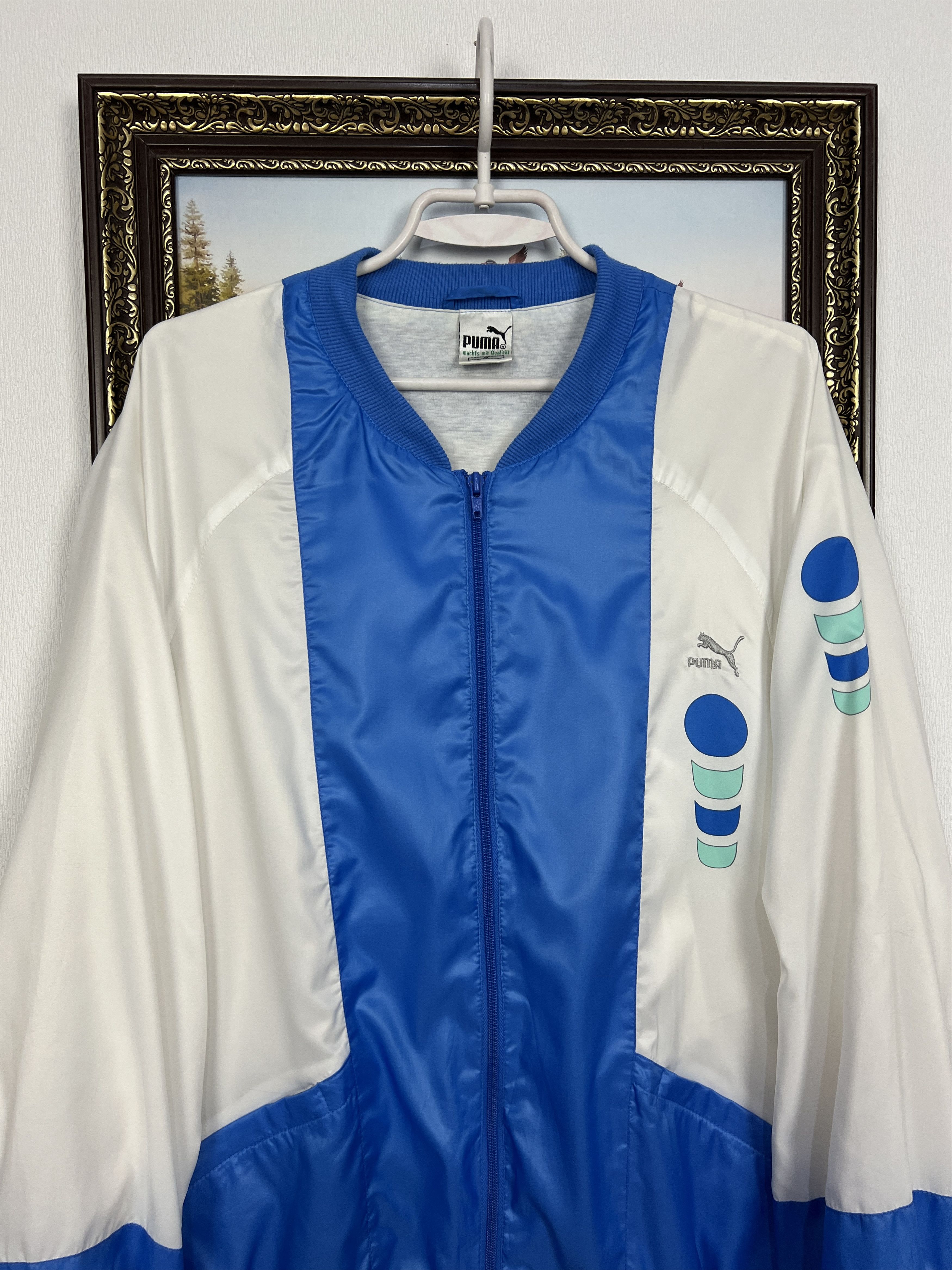 Puma Vintage 80's Tennis Boris Becker Jacket Track Top Zip Rare Size US L / EU 52-54 / 3 - 2 Thumbnail