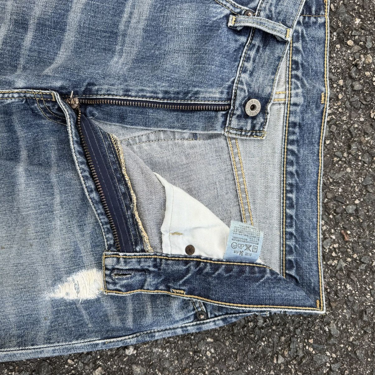Levi's Vintage Clothing W34 VINTAGE LEVI'S 502 RUSTY FADED RIPPEP DENIM JEAN PANTS Size US 34 / EU 50 - 8 Thumbnail