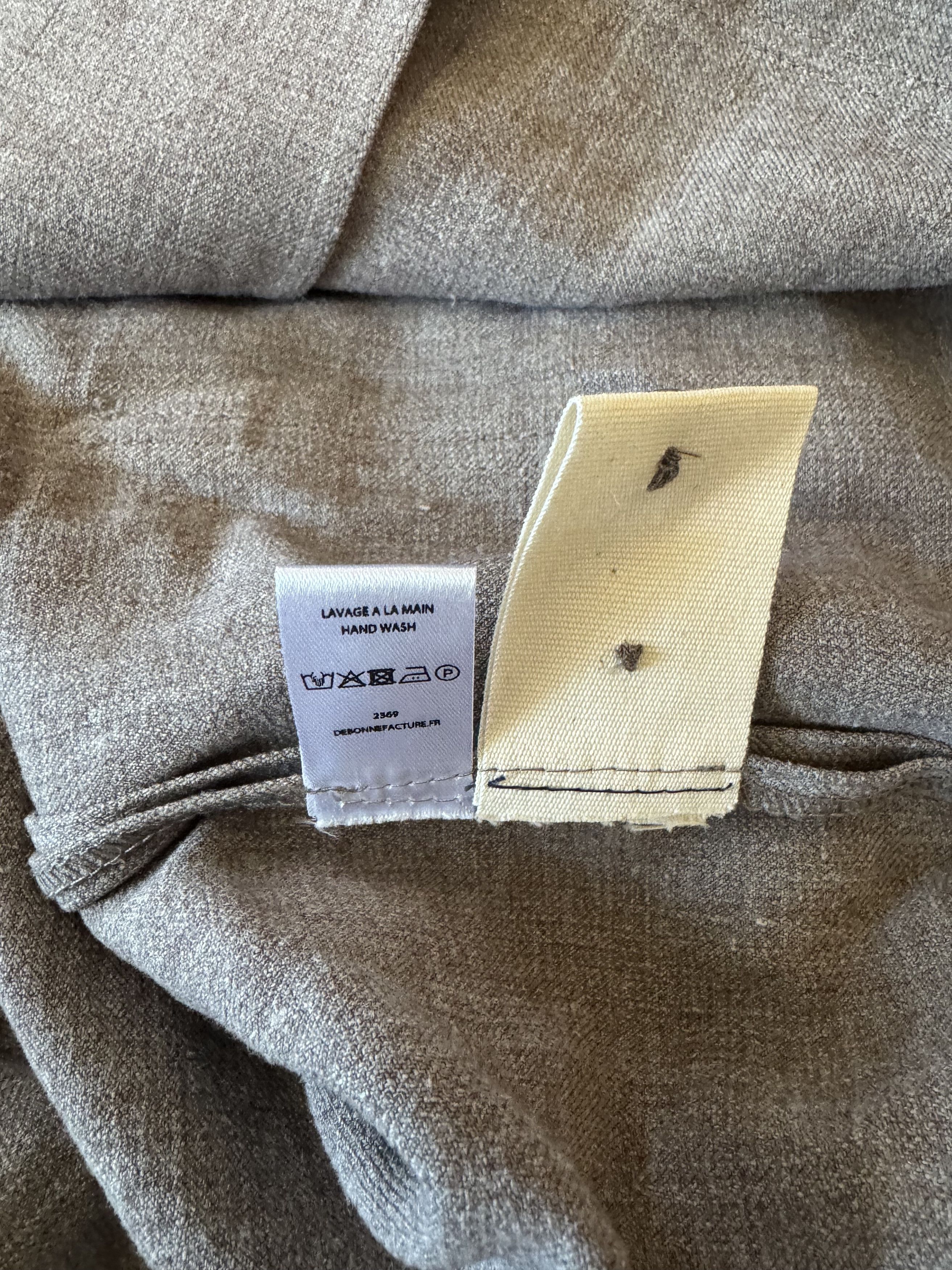 De Bonne Facture De Bonne Facture Grey Size 54 Linen/Wool Jacket Size US L / EU 52-54 / 3 - 5 Thumbnail