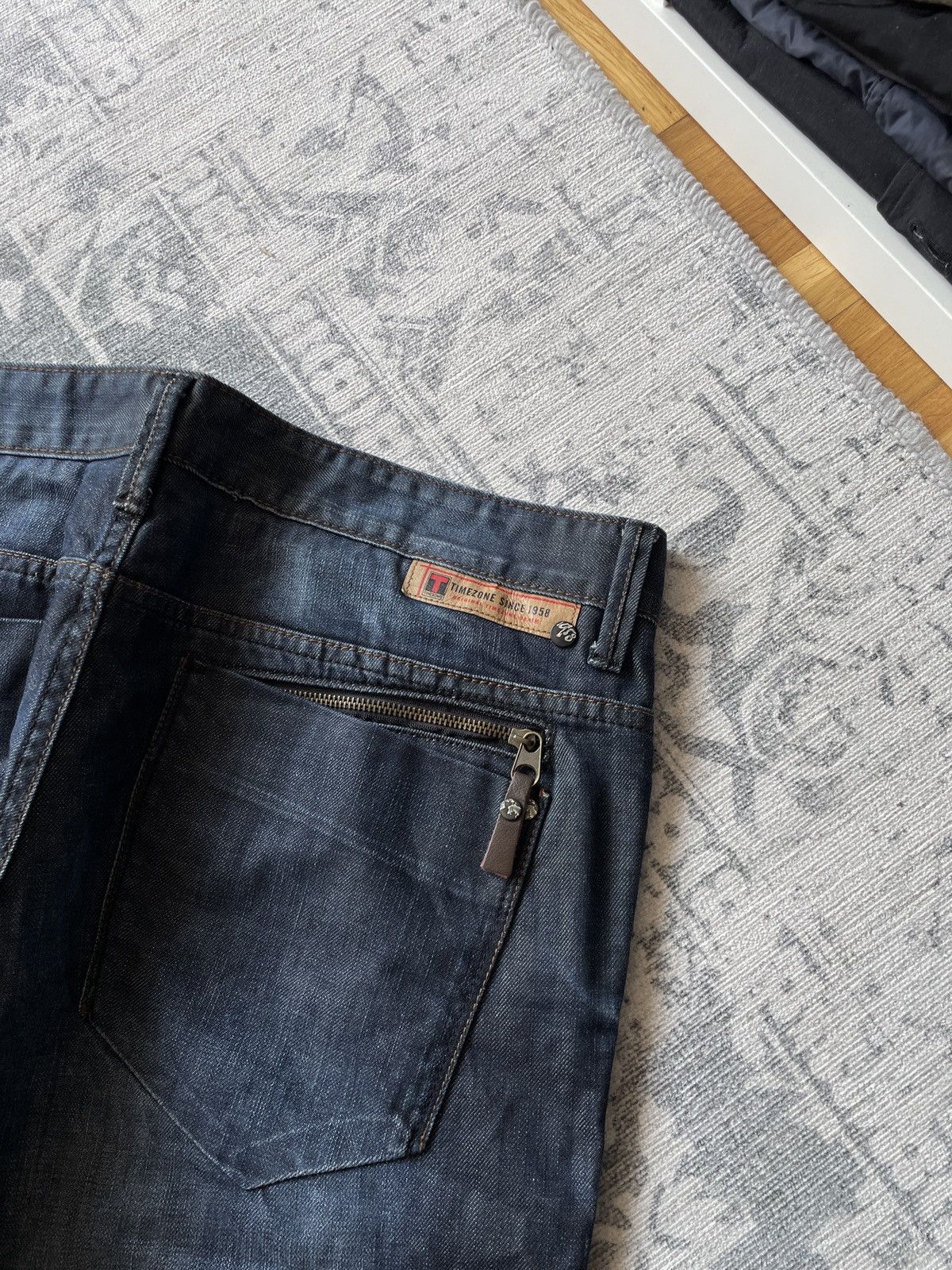 If Six Was Nine × Vintage Vintage Baggy Wide Denim Jeans Flared Raw Denim Japanese Y2K Size US 34 / EU 50 - 8 Thumbnail