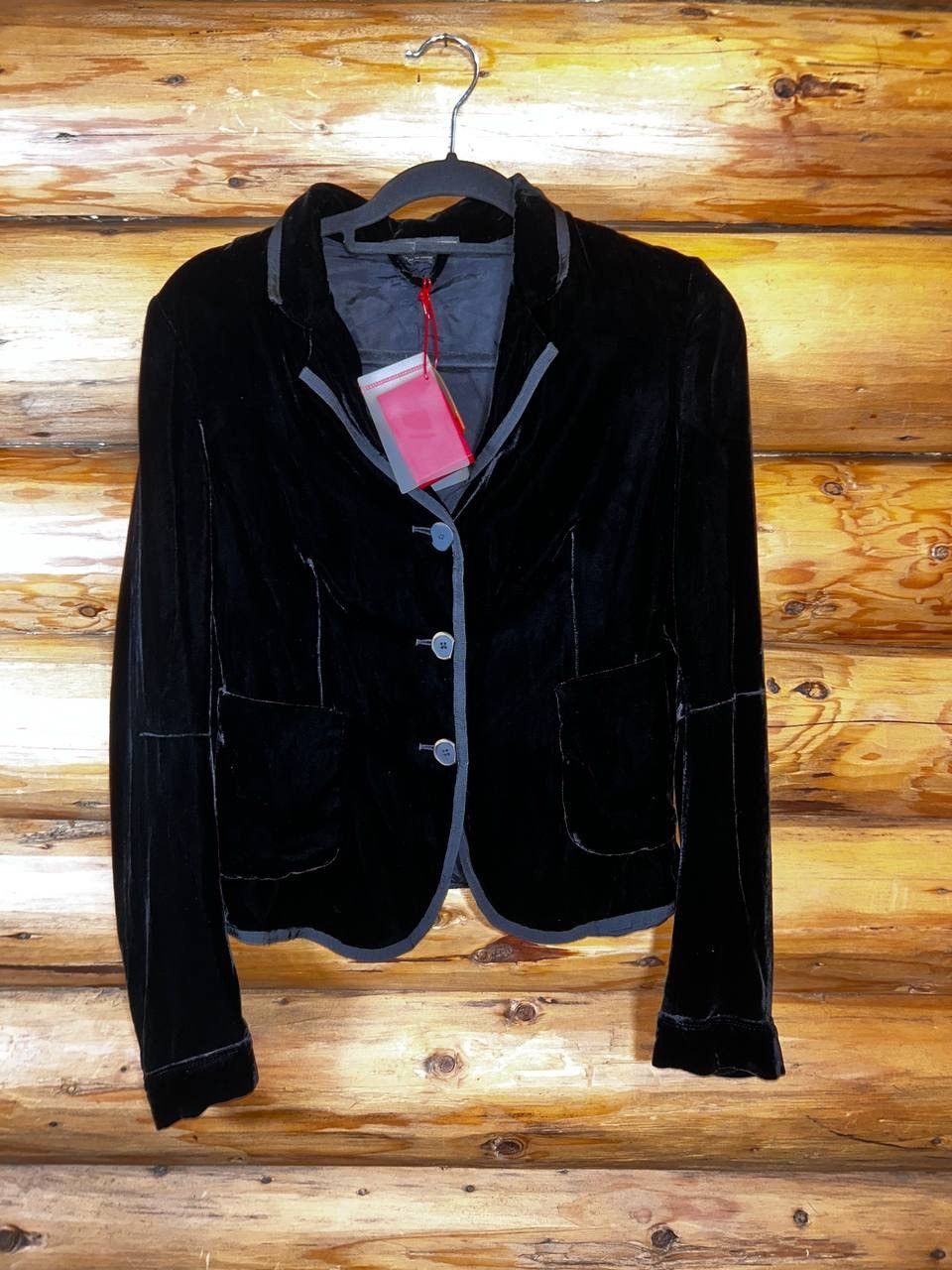 Marithe + Francois Girbaud Girbaud Velvet Jacket Black Size XS / US 0-2 / IT 36-38 - 7 Thumbnail