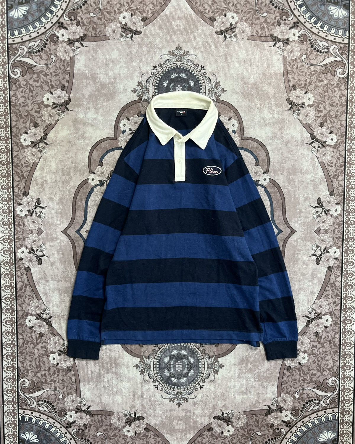Other Polham Rugby Stripe Sweatshirt Size US M / EU 48-50 / 2 - 1 Thumbnail