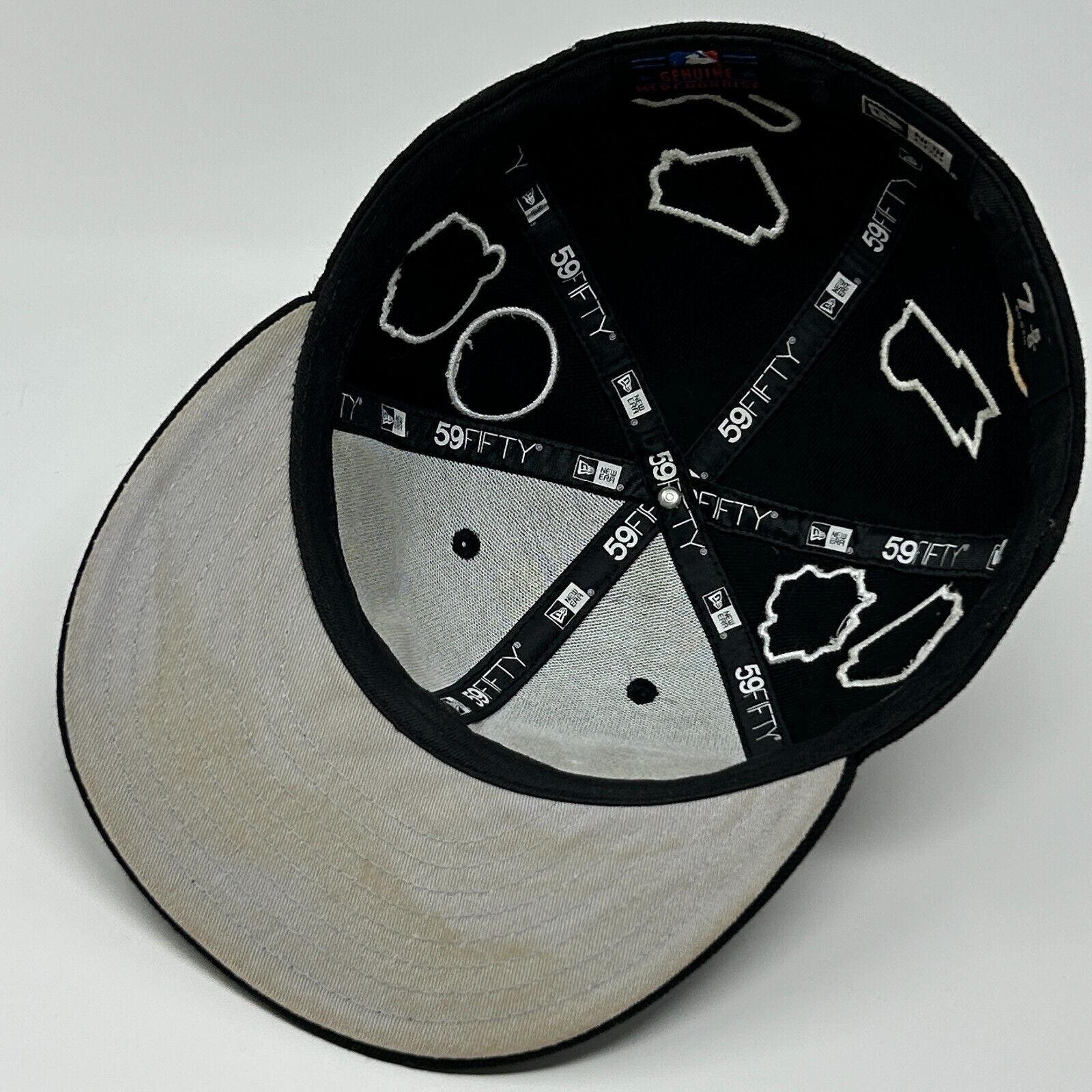 New Era San Diego Padres Logo History Hat Baseball Cap Black 7 5/8 Size ONE SIZE - 4 Thumbnail