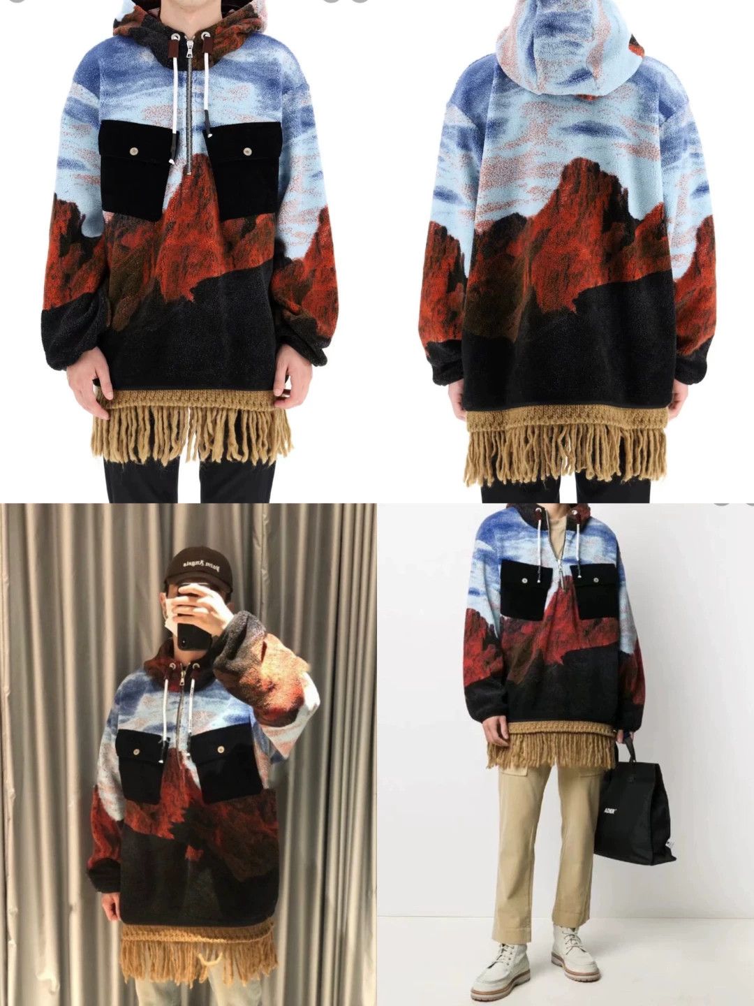 Palm Angels Palm Angels canyon fleece color block pocket jacket XL Size US XL / EU 56 / 4 - 7 Thumbnail