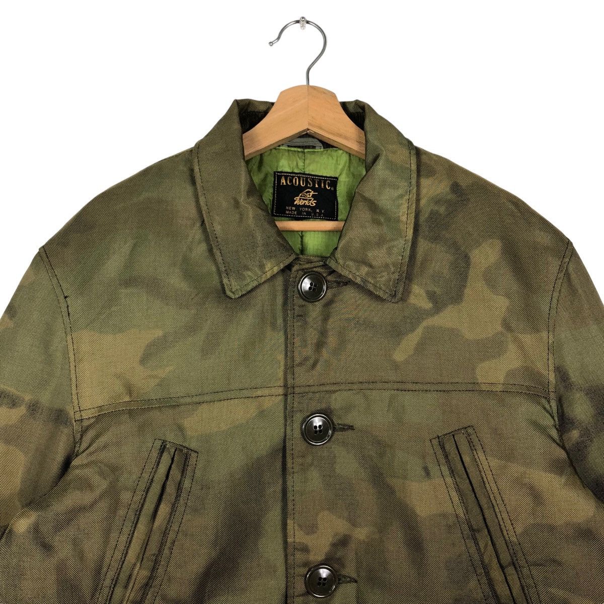 Vintage 🔥50’s Vintage Made in USA Acoustic Camo Inspector Chore Size US L / EU 52-54 / 3 - 3 Thumbnail