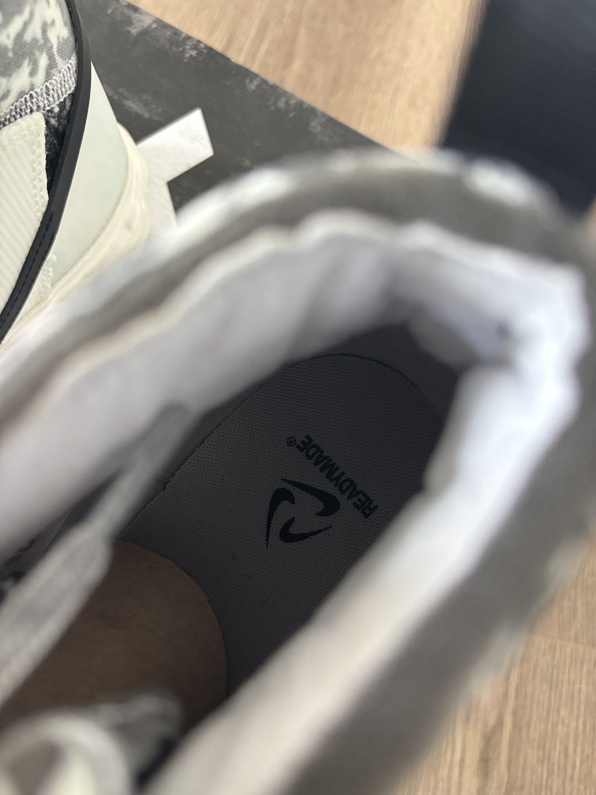Nike × READYMADE Nike Blazer Mid Readymade White 2021 Size US 9 / EU 42 - 4 Thumbnail