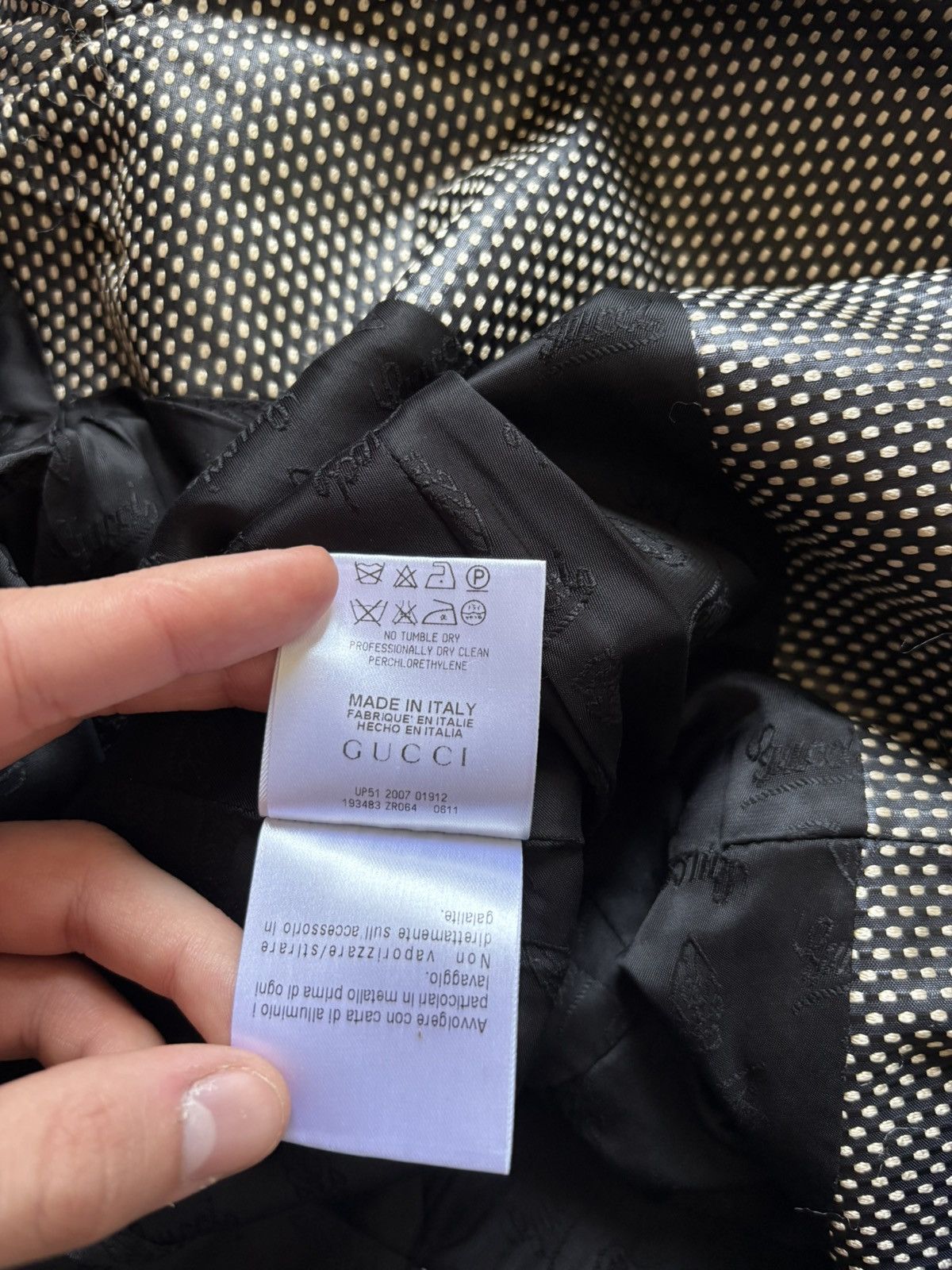 Gucci Archival GUCCI 2007 Frida Giannini Luxury Polka Dot Coat Size XS / US 0-2 / IT 36-38 - 14 Thumbnail