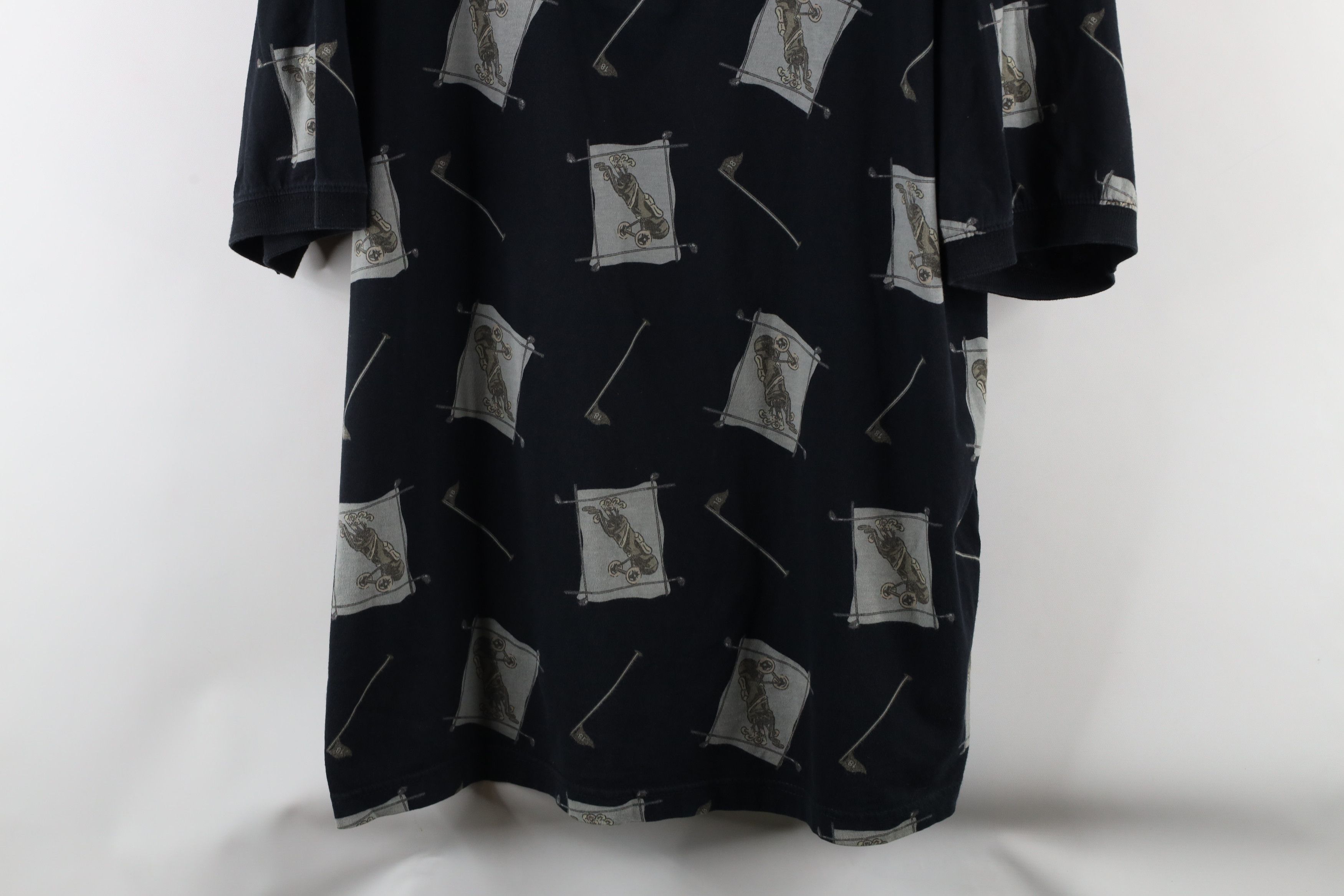 Vintage Vintage 90s Streetwear Over Print Golf Collared Polo Shirt Size US XL / EU 56 / 4 - 3 Thumbnail