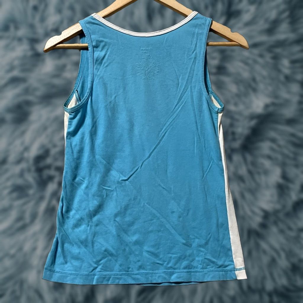Vintage Danskin Tank Athlletic Sleeveless Camisole Shirt Blue S Womens Size Small Activewear Sleeveless Camisole Blue Danskin Tank Top Side See All Pics Size S / US 4 / IT 40 - 1 Thumbnail