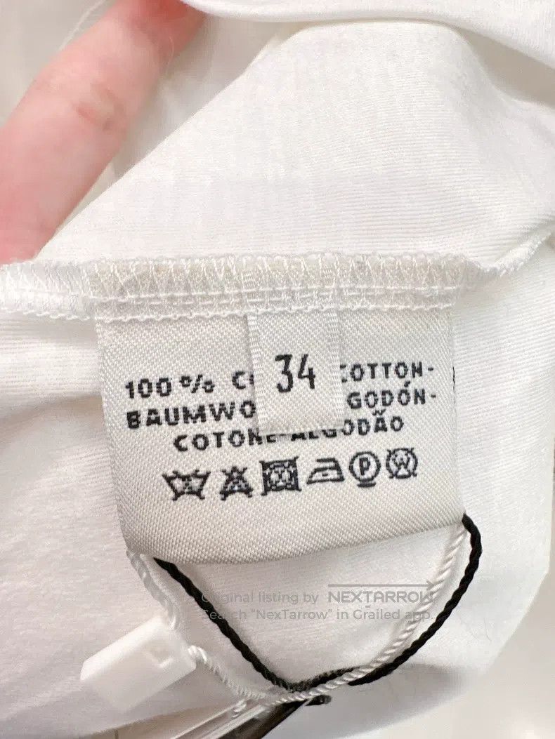 Hermes Hermes White long casual top Size XXS / US 00 / IT 34 - 4 Thumbnail