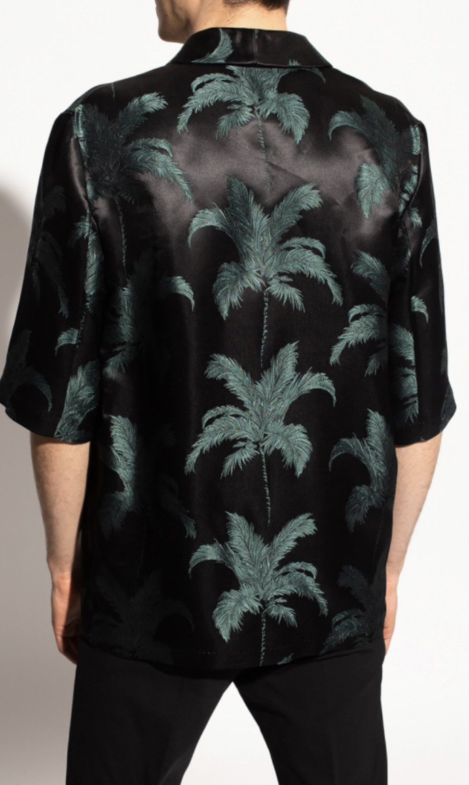 Saint Laurent Paris shawl lapel silk jacquard jacket and pants Size 46R - 6 Thumbnail