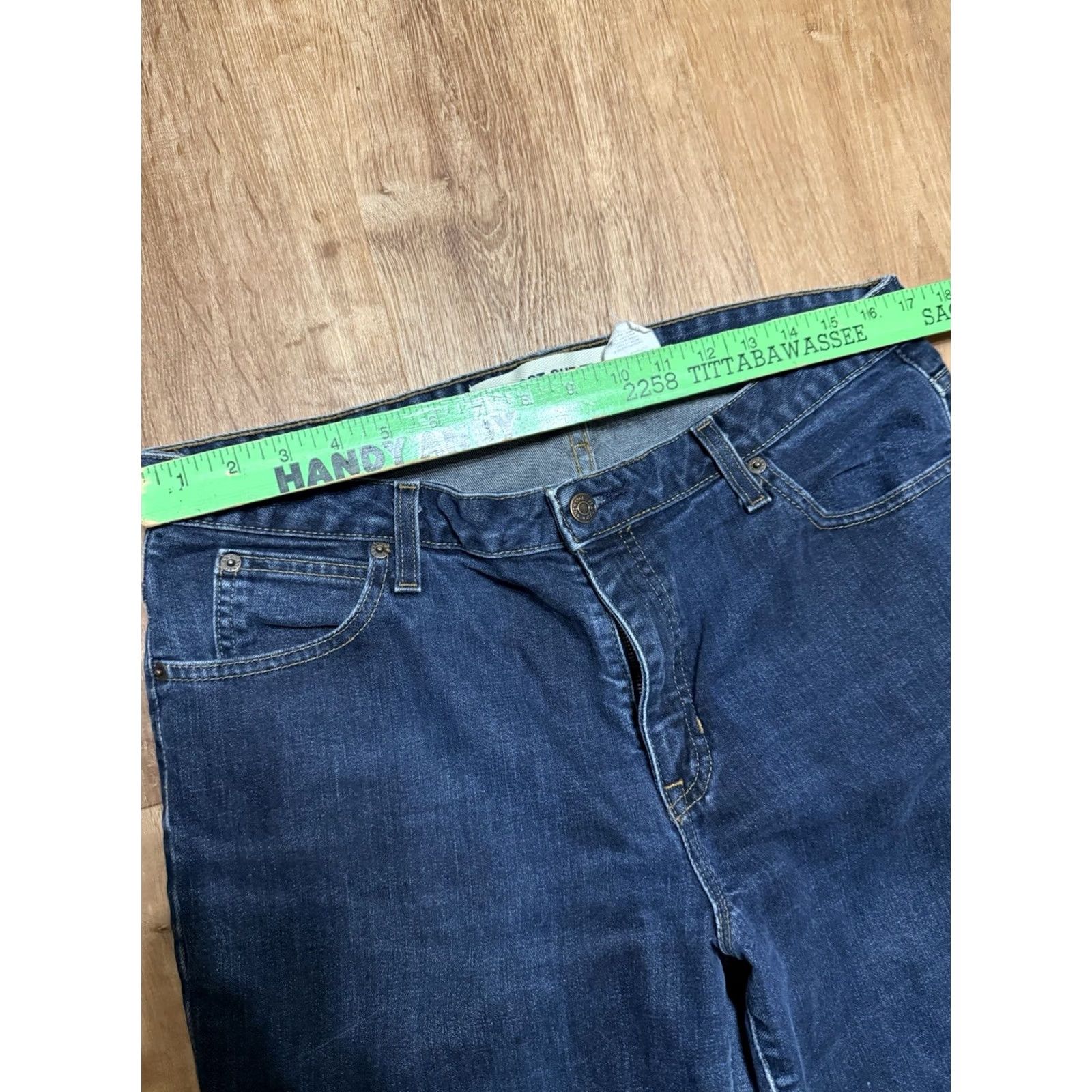 Gap Gap 1969 Jeans Women 16 Bootcut Denim Blue Stretch 34x30 Cowgirl Western Regular Adult Womens Size 24" / US 00 / IT 34 - 6 Thumbnail
