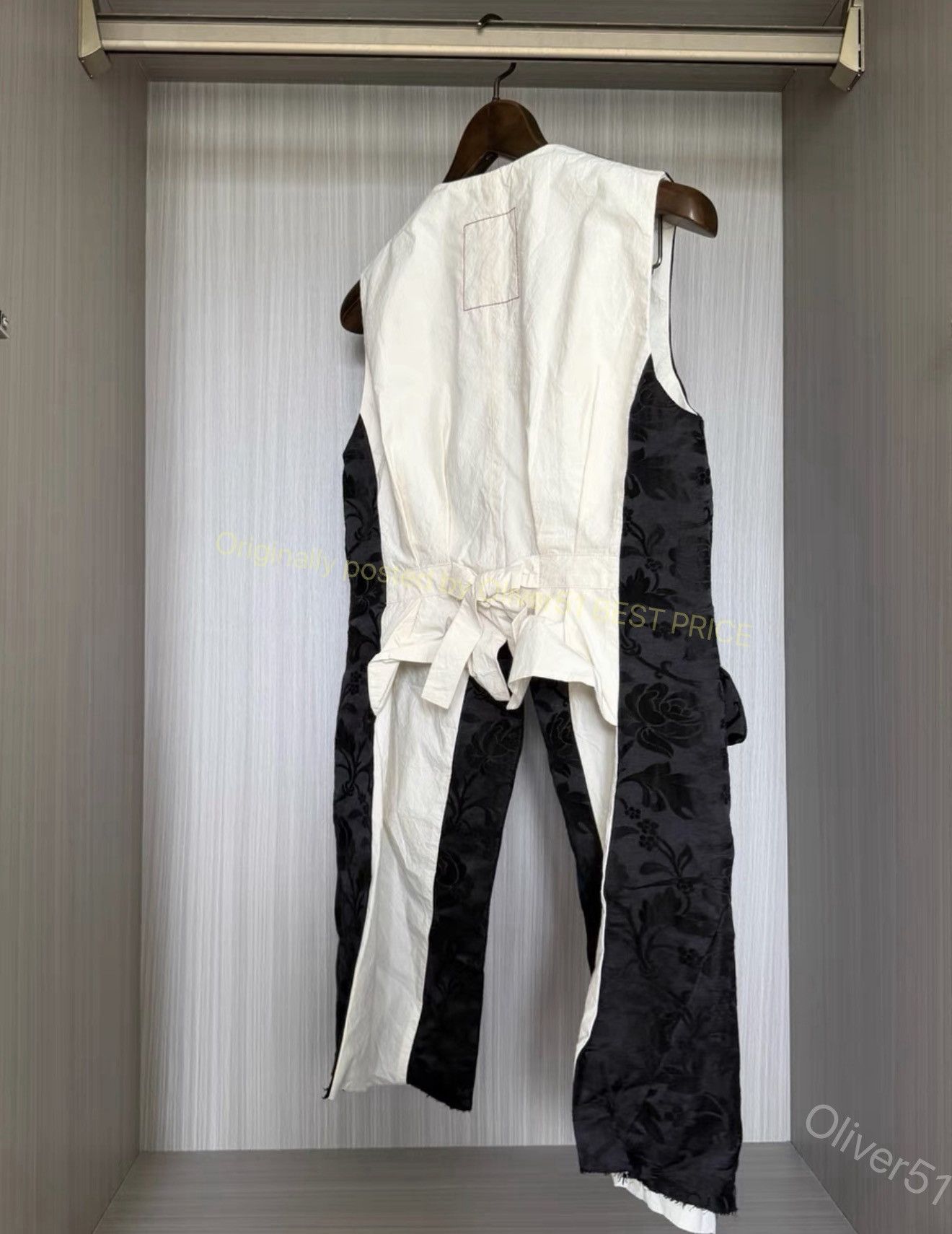 Uma Wang Uma Wang 22SS vintage‑finish long vest jacket YYYY17/2610 Size M / US 6-8 / IT 42-44 - 3 Thumbnail