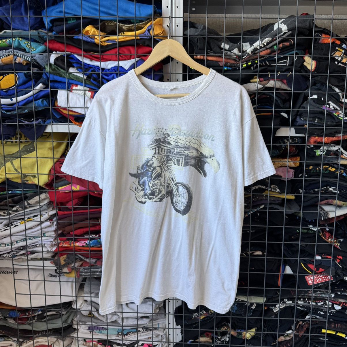 Vintage Vintage 1980s Harley Davidson T-shirt Size US XL / EU 56 / 4 - 1 Thumbnail