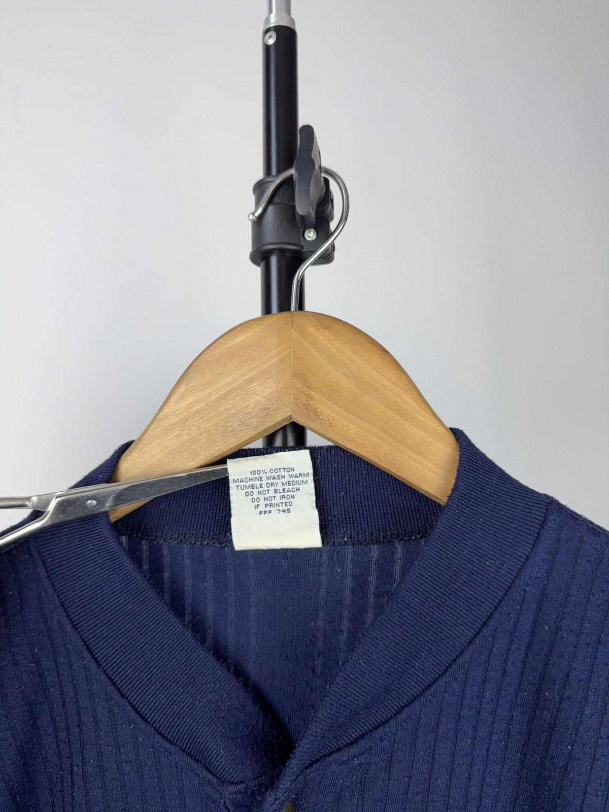 Levi's Vintage 80s / 90s Levi’s Jeanswear Ribbed Henley Tee Blue Size US L / EU 52-54 / 3 - 8 Thumbnail