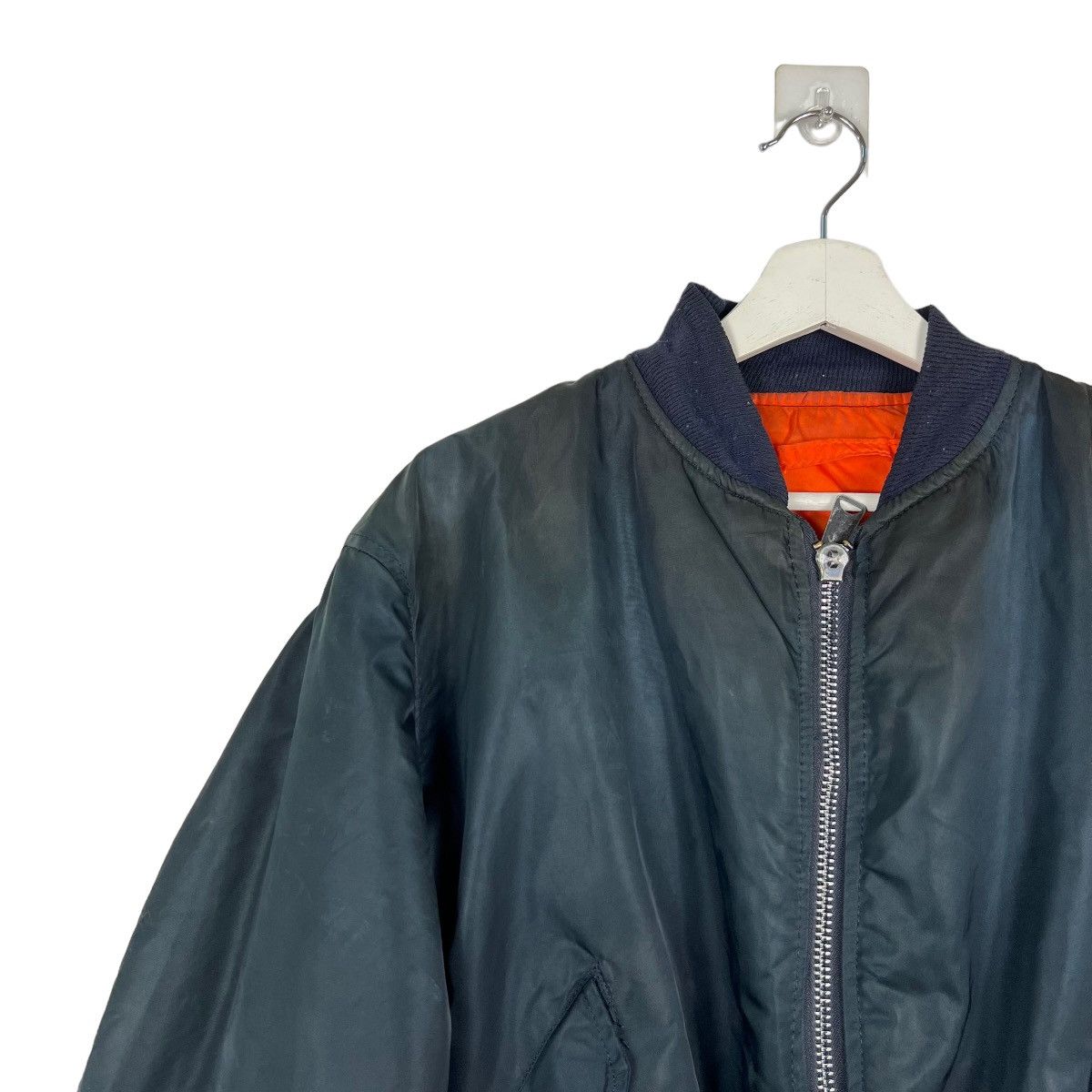 Alpha Industries 🔥 VINTAGE ALPHA BOMBER JACKET Size US L / EU 52-54 / 3 - 7 Thumbnail