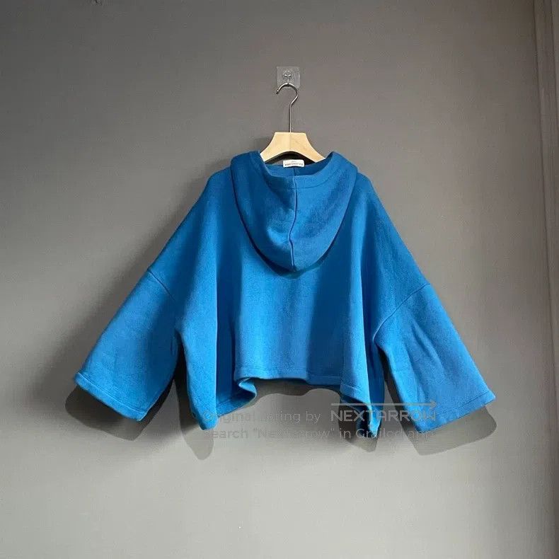 Balenciaga Balenciaga Loose blue hooded sweatshirt Size US S / EU 44-46 / 1 - 2 Thumbnail