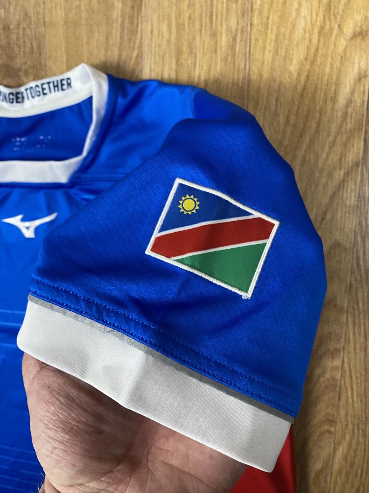 Other NAMIBIA NATIONAL RUGBY TEAM JERSEY 2019 RUGBY WORLD CUP Size US XL / EU 56 / 4 - 6 Thumbnail