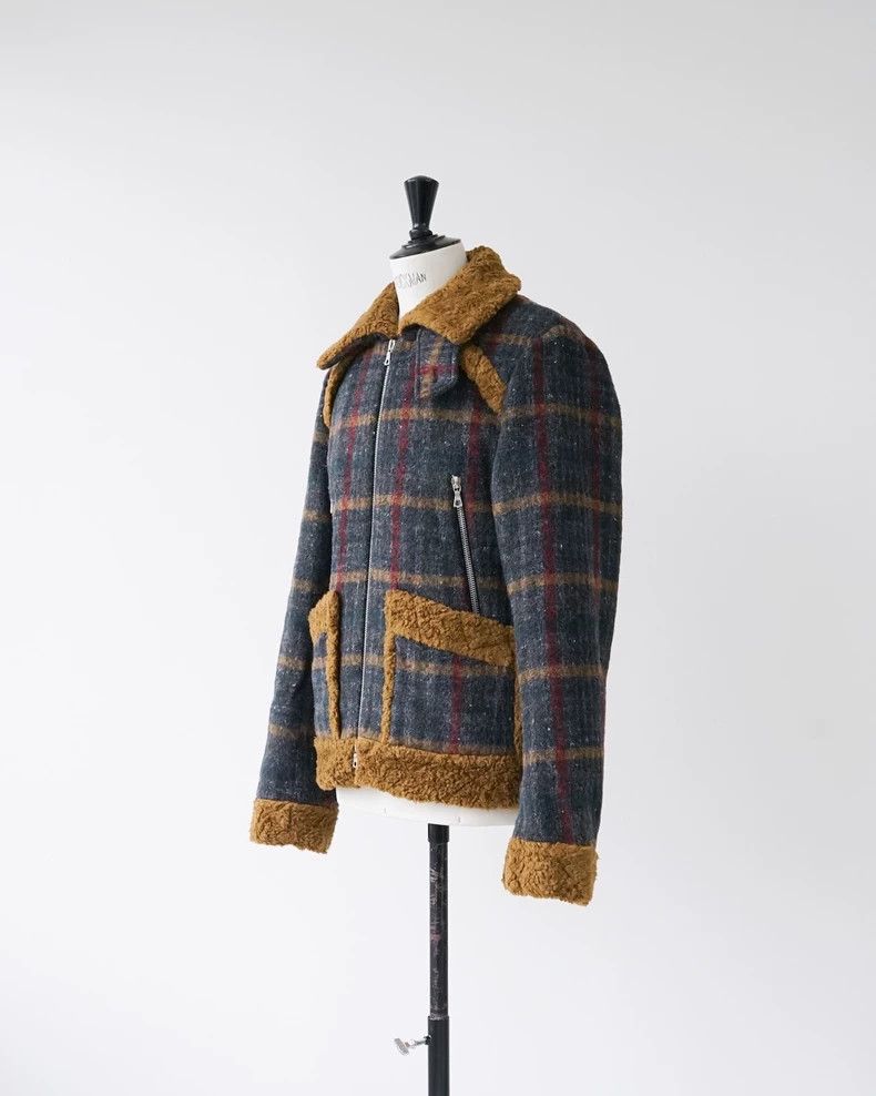 Dries Van Noten Dries van noten Plaid pilot zipper jacket 2502-Nextarrow Size US M / EU 48-50 / 2 - 3 Thumbnail