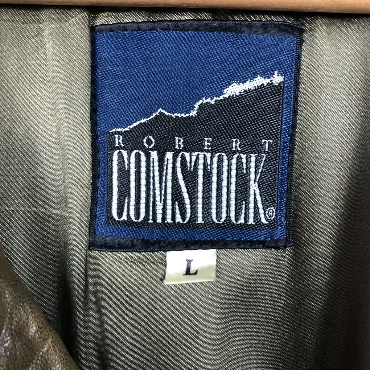 Robert Comstock VINTAGE BOMBER BIKER GENUINE LEATHER JACKET ROBERT COMSTOCK Size US L / EU 52-54 / 3 - 20 Thumbnail