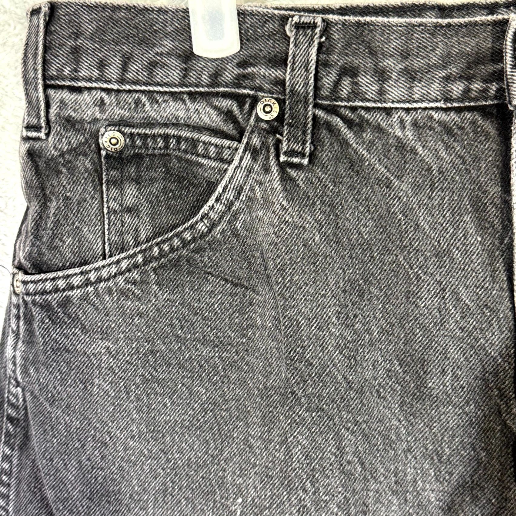 Dickies Dickies Jeans Men’s 36x30 Black Denim Dark Wash Mid-Rise Straight Leg Cotton Size US 36 / EU 52 - 3 Thumbnail