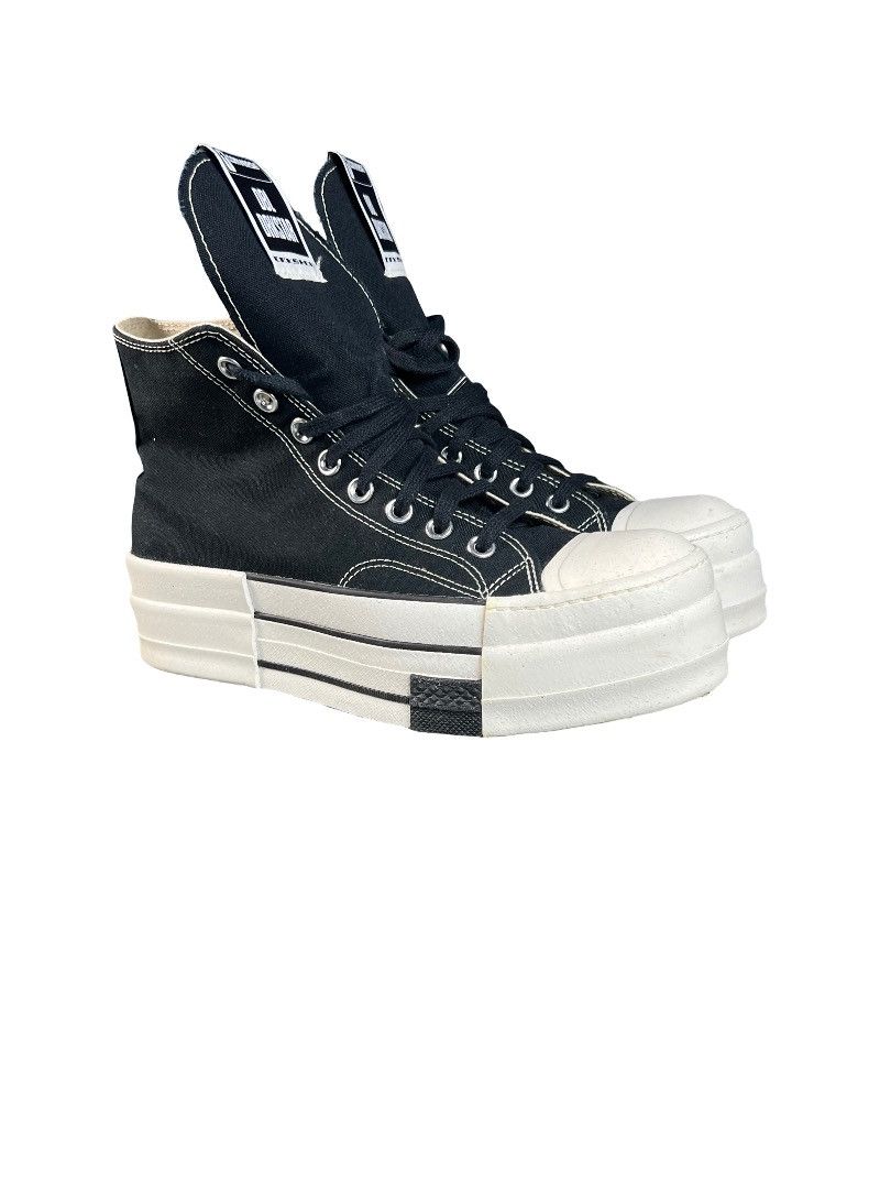 Rick Owens Rick Owens DRKSHDW Dbls Drkstar High Black Size 41.5 / US 8 Size US 8 / EU 41 - 2 Thumbnail